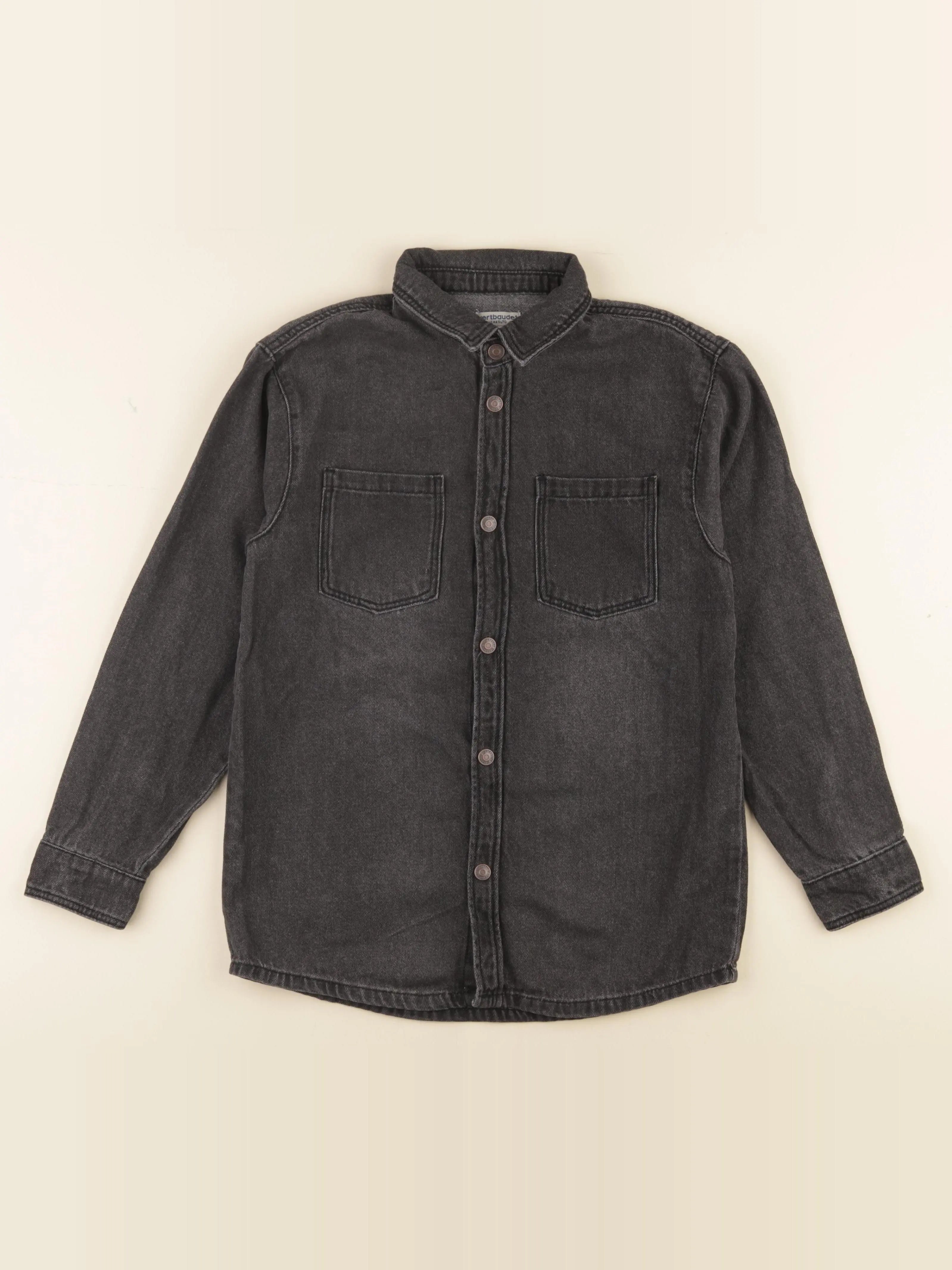 Vertbaudet - chemise noir - 12 ans