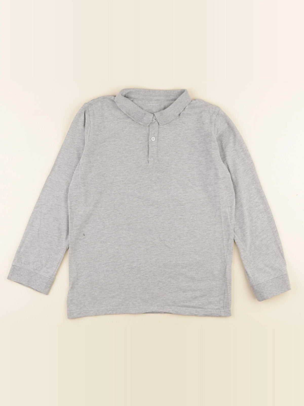 Vertbaudet - polo gris - 12 ans
