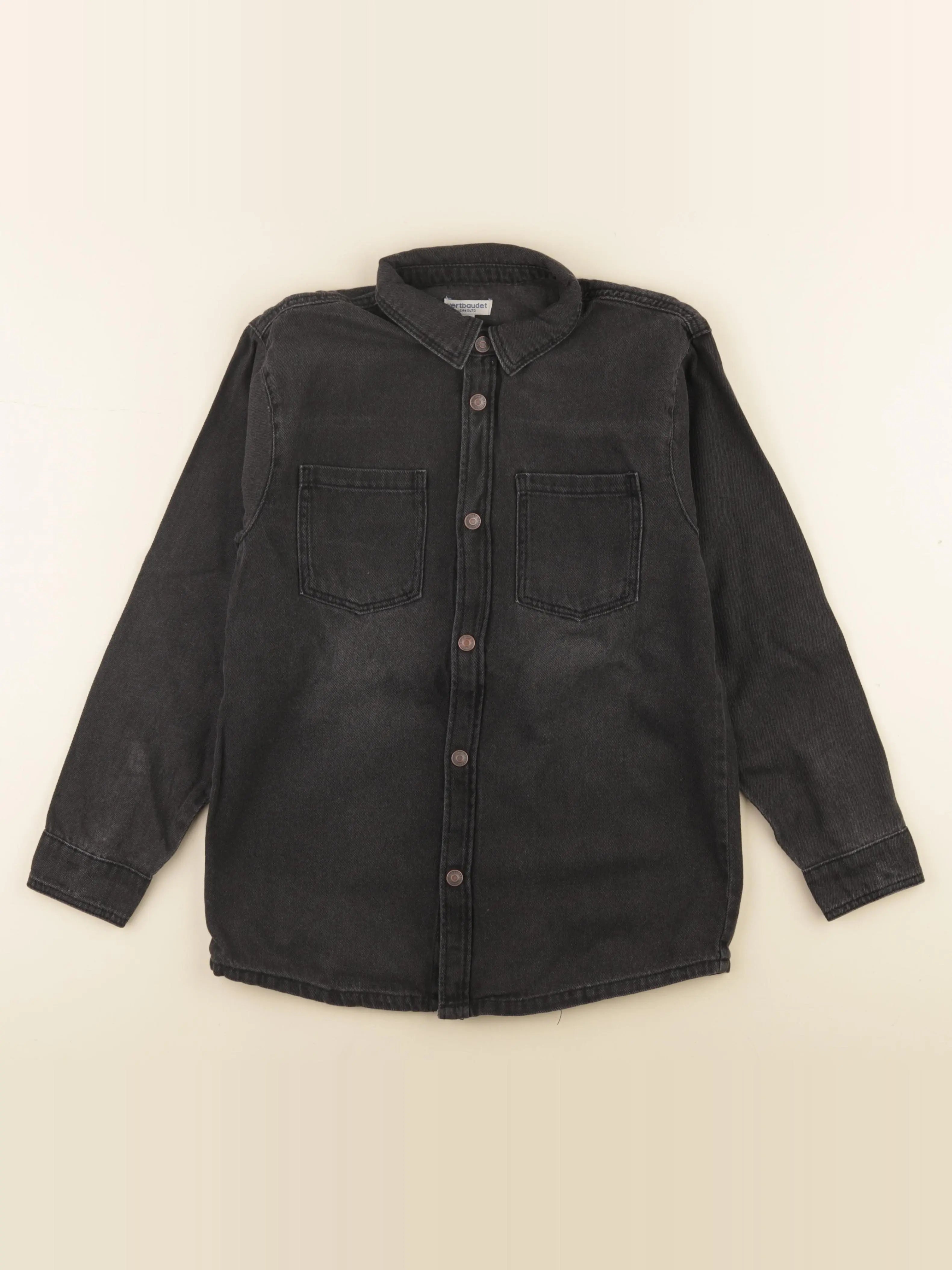 Vertbaudet - chemise noir - 12 ans