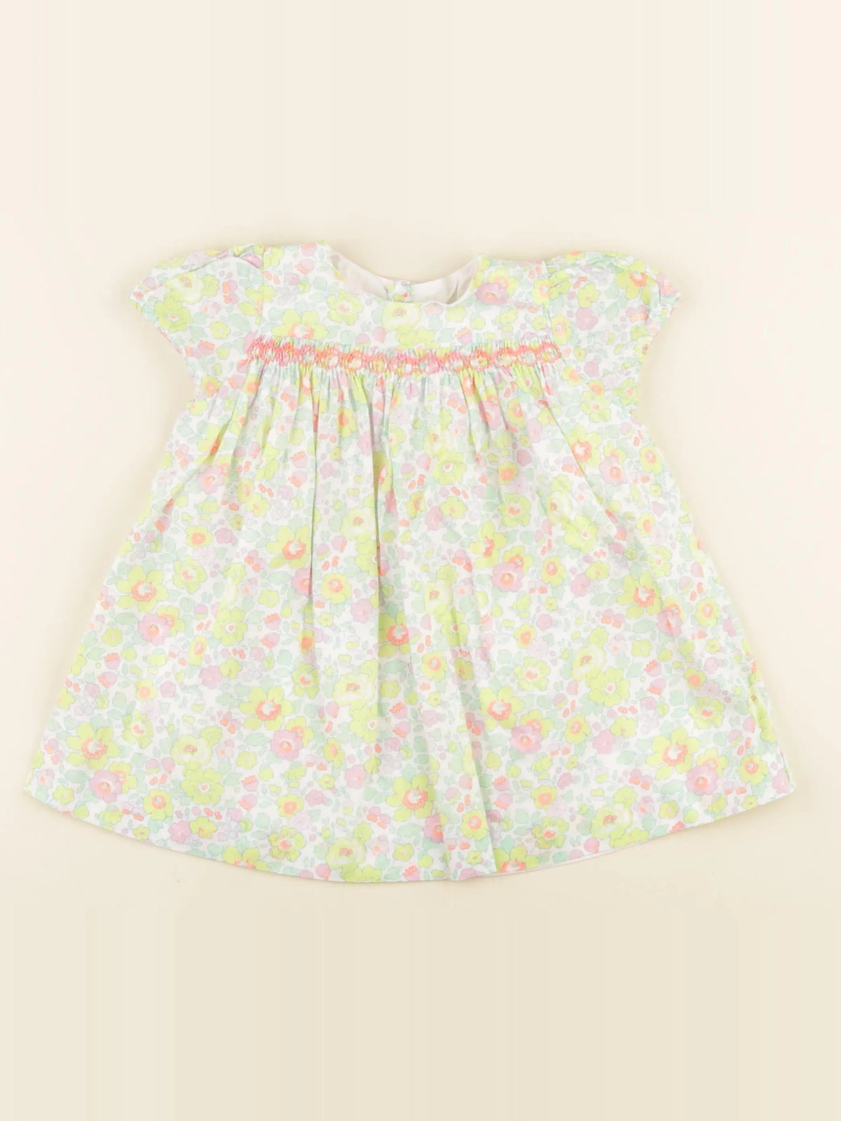 Jacadi - robe liberty multicolore - 12 mois