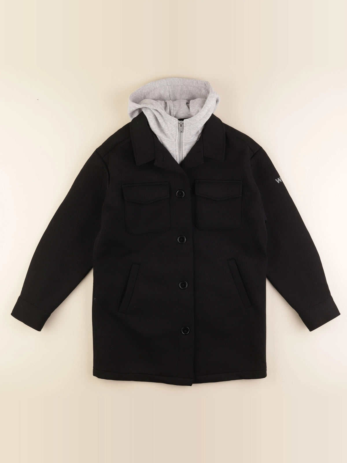 IKKS - manteau noir - 12 ans