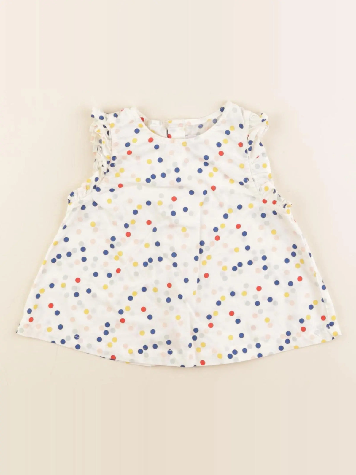 Petit Bateau - blouse multicolore - 6 mois