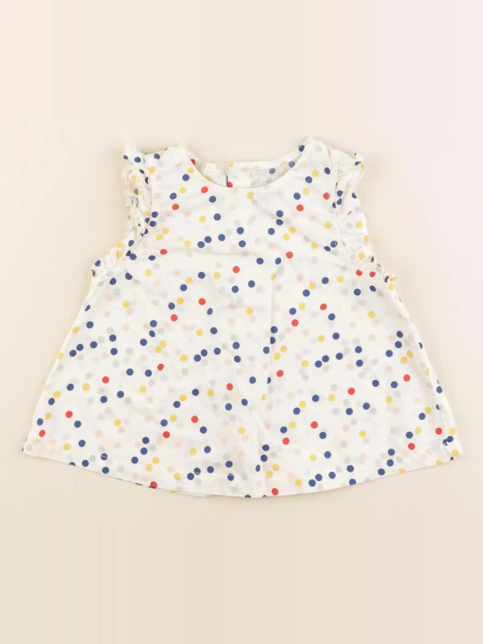 Petit Bateau - blouse multicolore - 6 mois