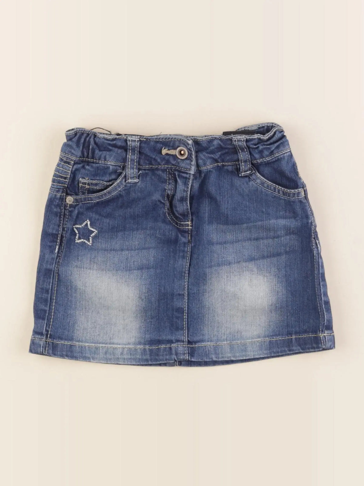 Vertbaudet - jupe bleu - 4 ans