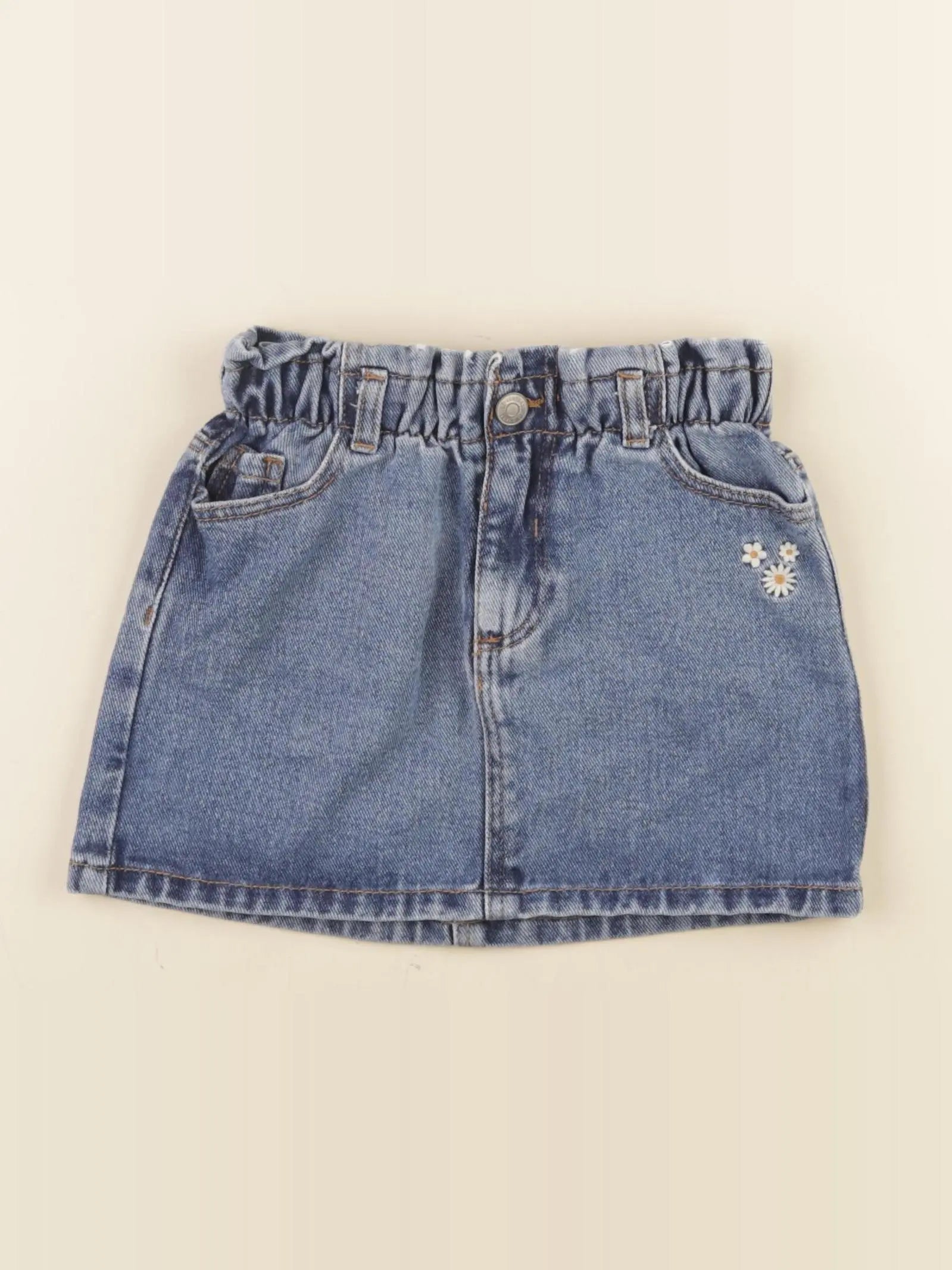 Vertbaudet - jupe bleu - 4 ans