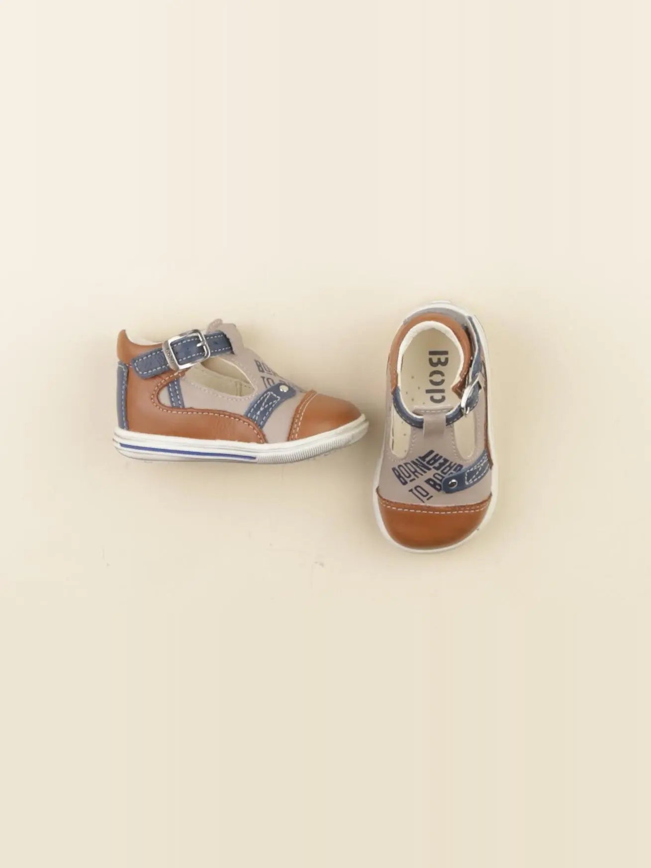 Bopy - babies bleu, marron - pointure 18