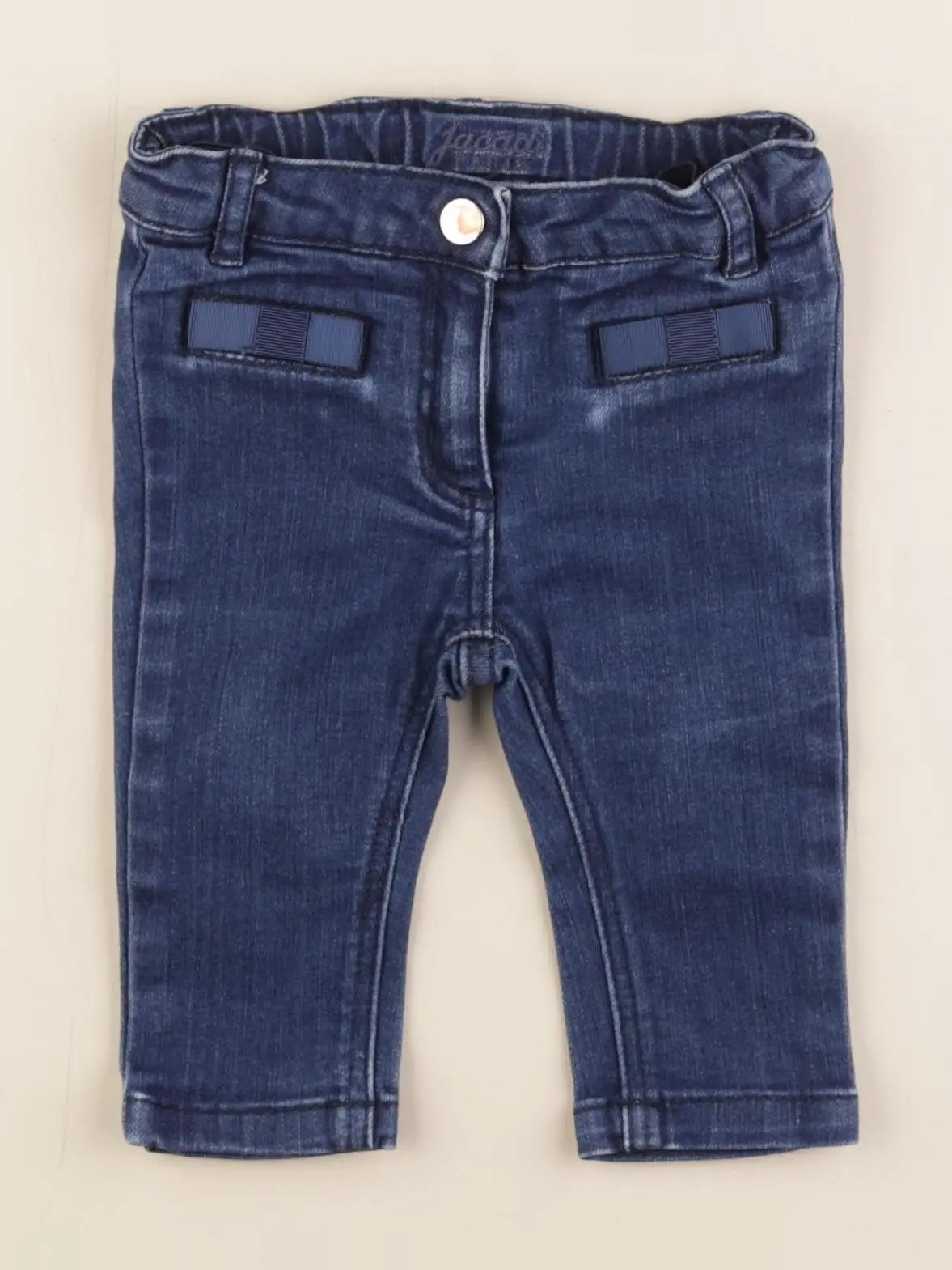 Jacadi - jean bleu - 6 mois