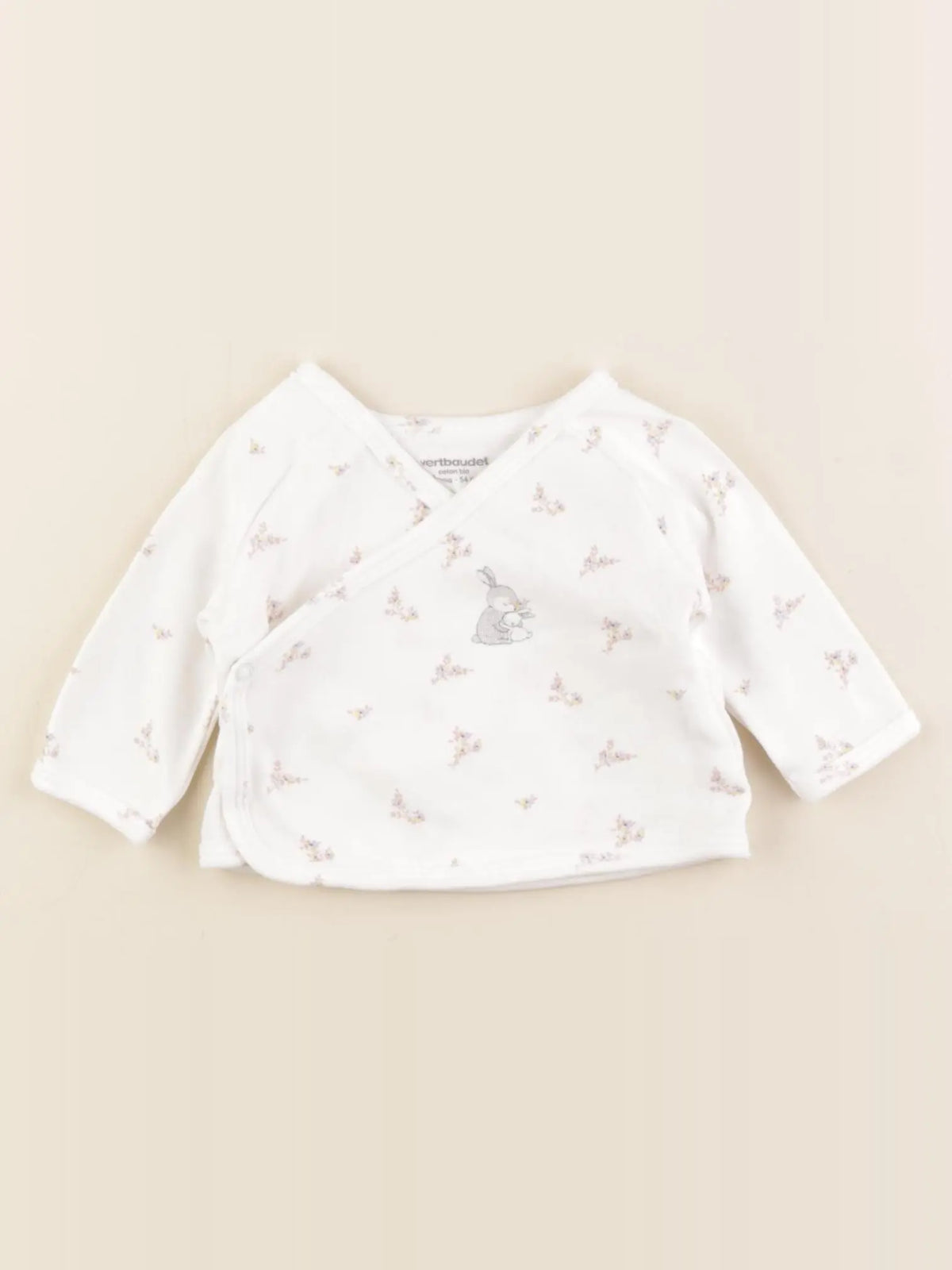 Vertbaudet - tee-shirt blanc - 1 mois