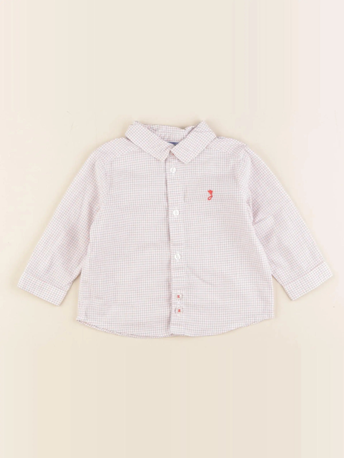 Jacadi - chemise blanc - 6 mois