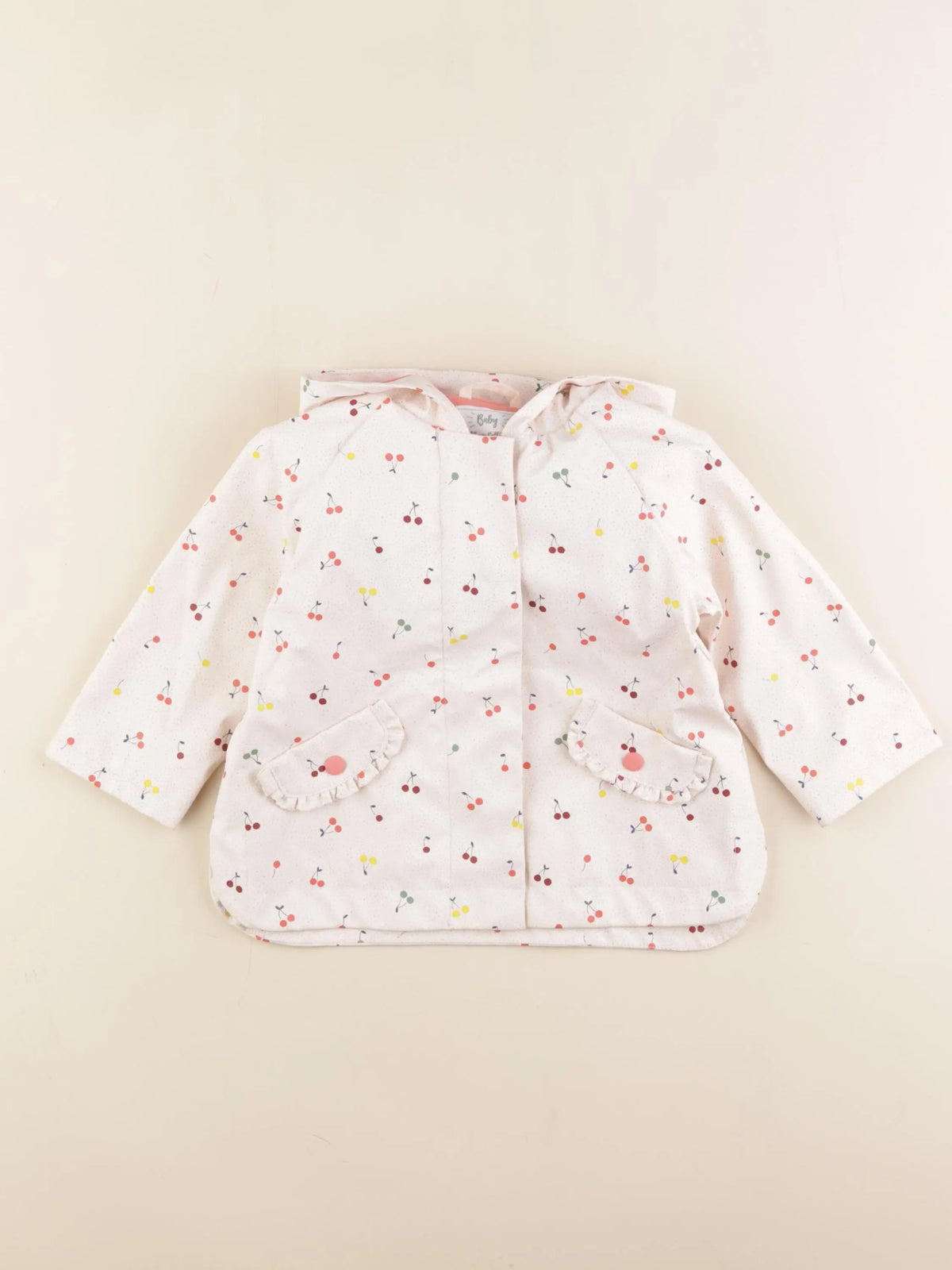 Vertbaudet - imperméable multicolore - 12 mois