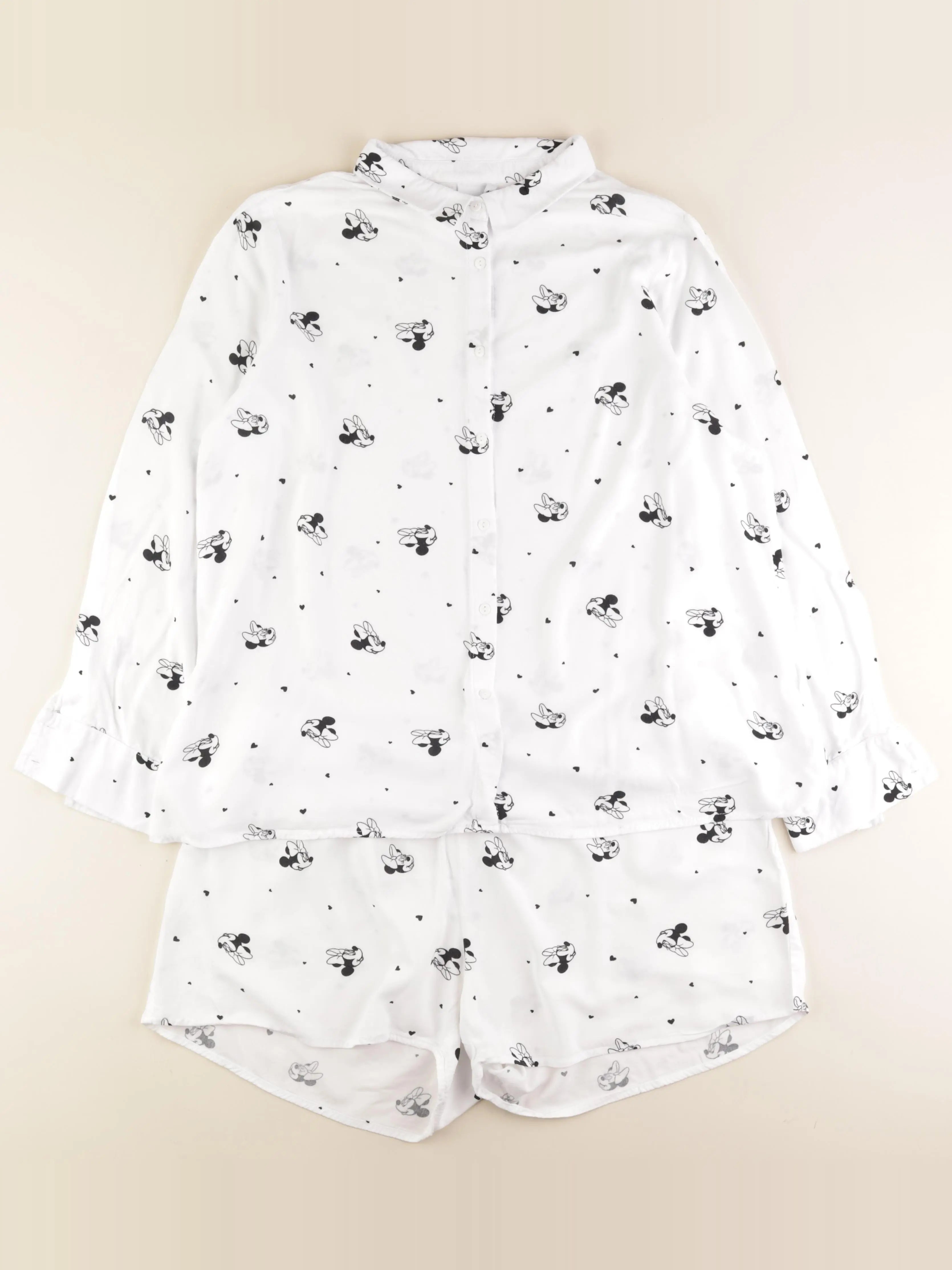 Vertbaudet - pyjama grossesse coton blanc, noir - 42