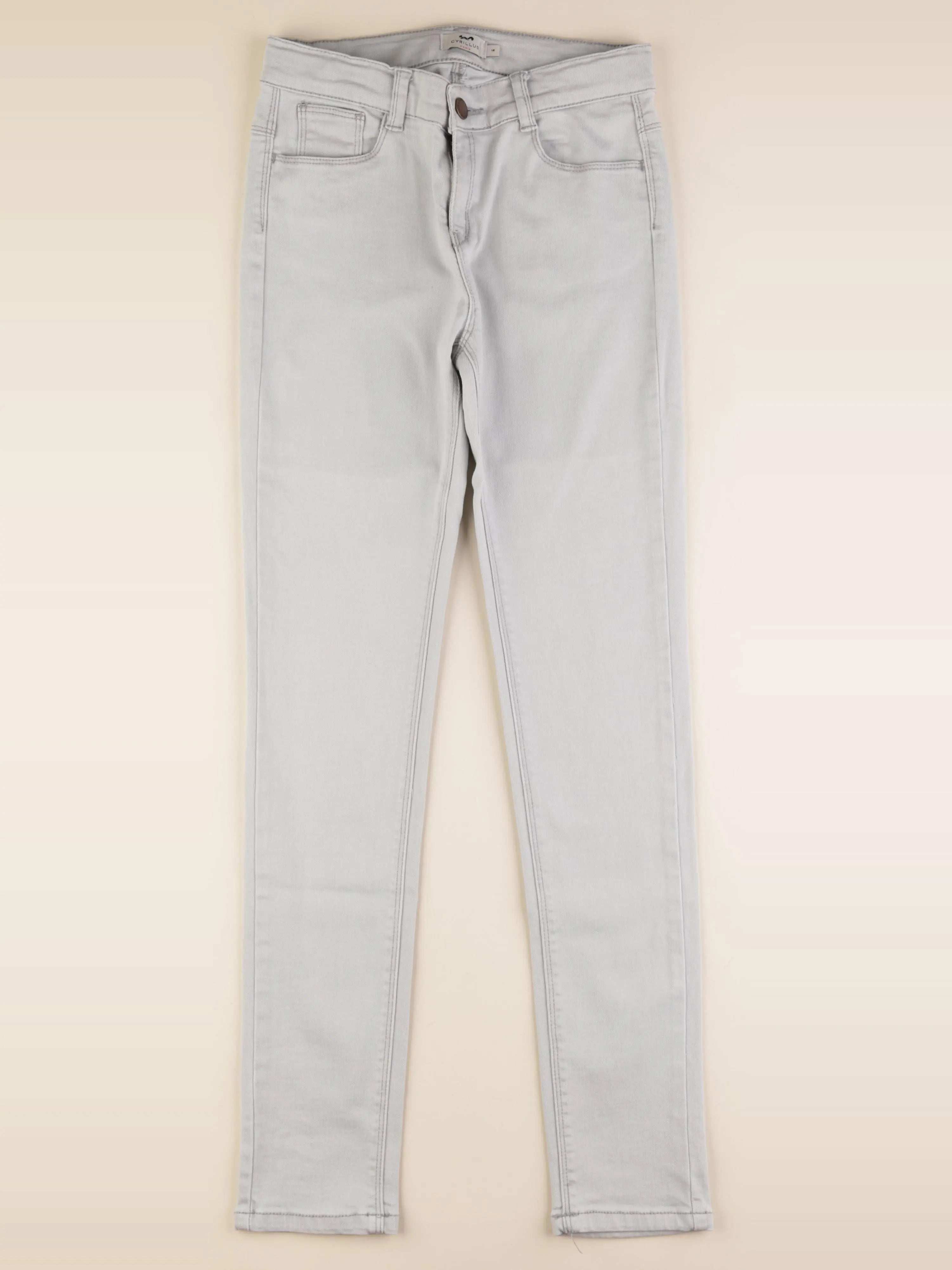 Cyrillus - jean gris - 14 ans