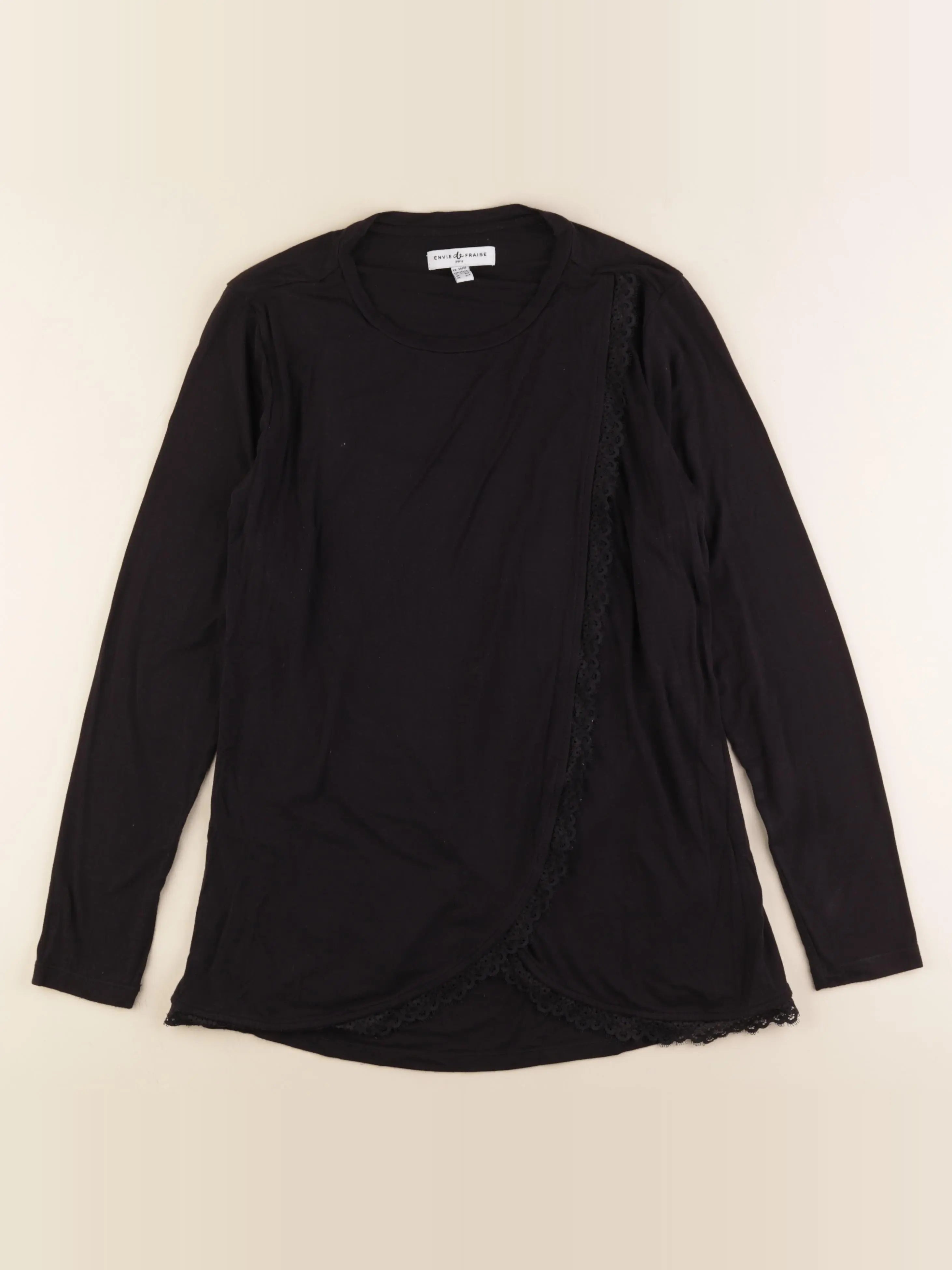 Vertbaudet - tee-shirt grossesse noir - 34 à 36