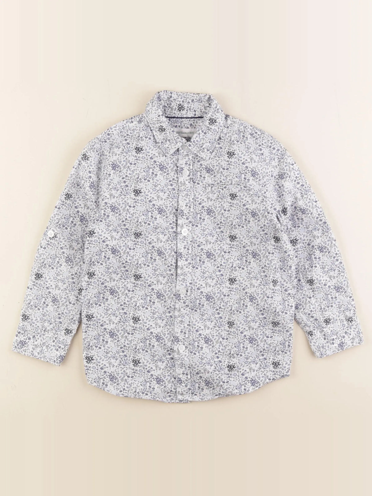 Vertbaudet - chemise bleu - 4 ans