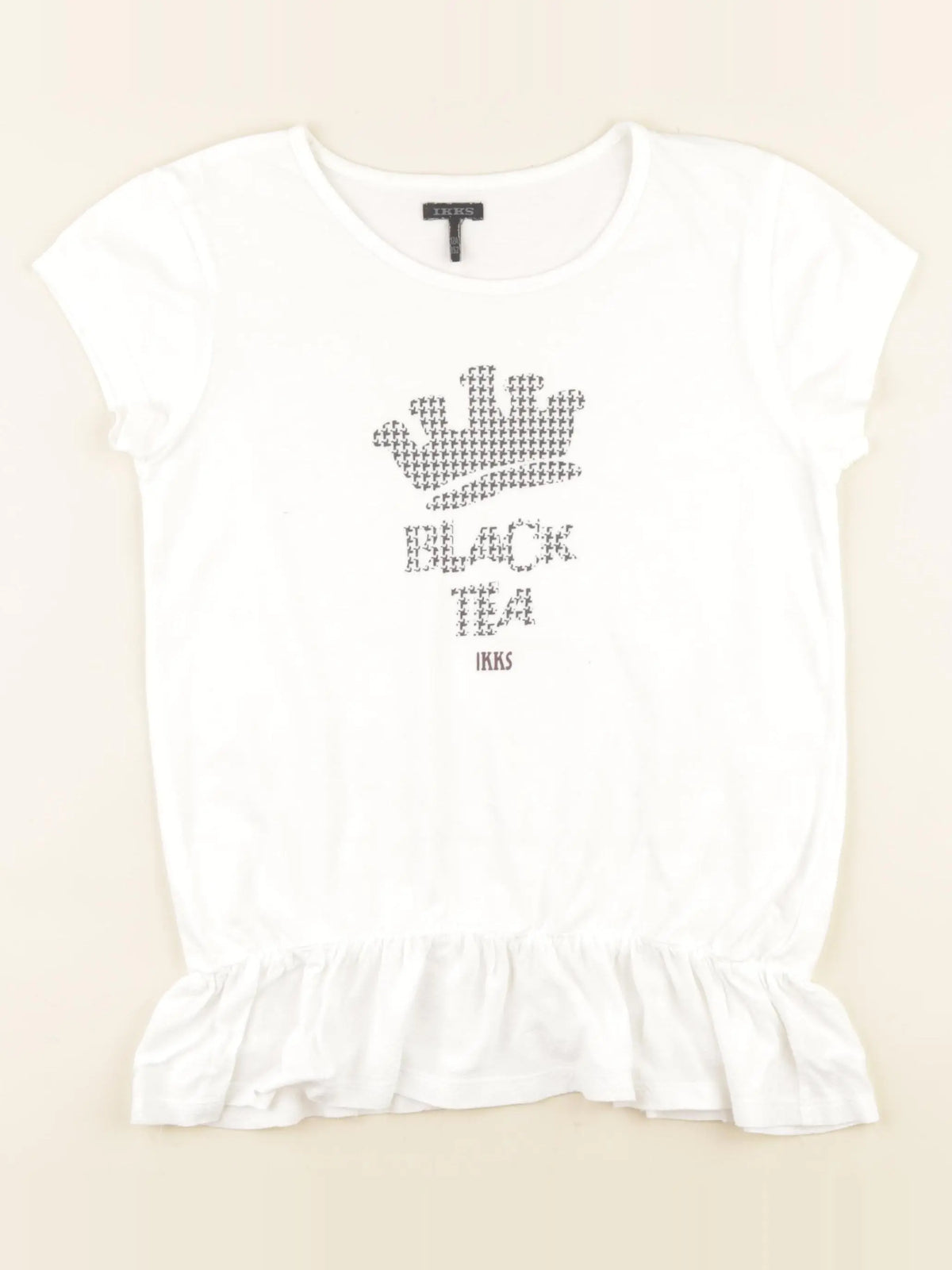 IKKS - tee-shirt blanc - 12 ans