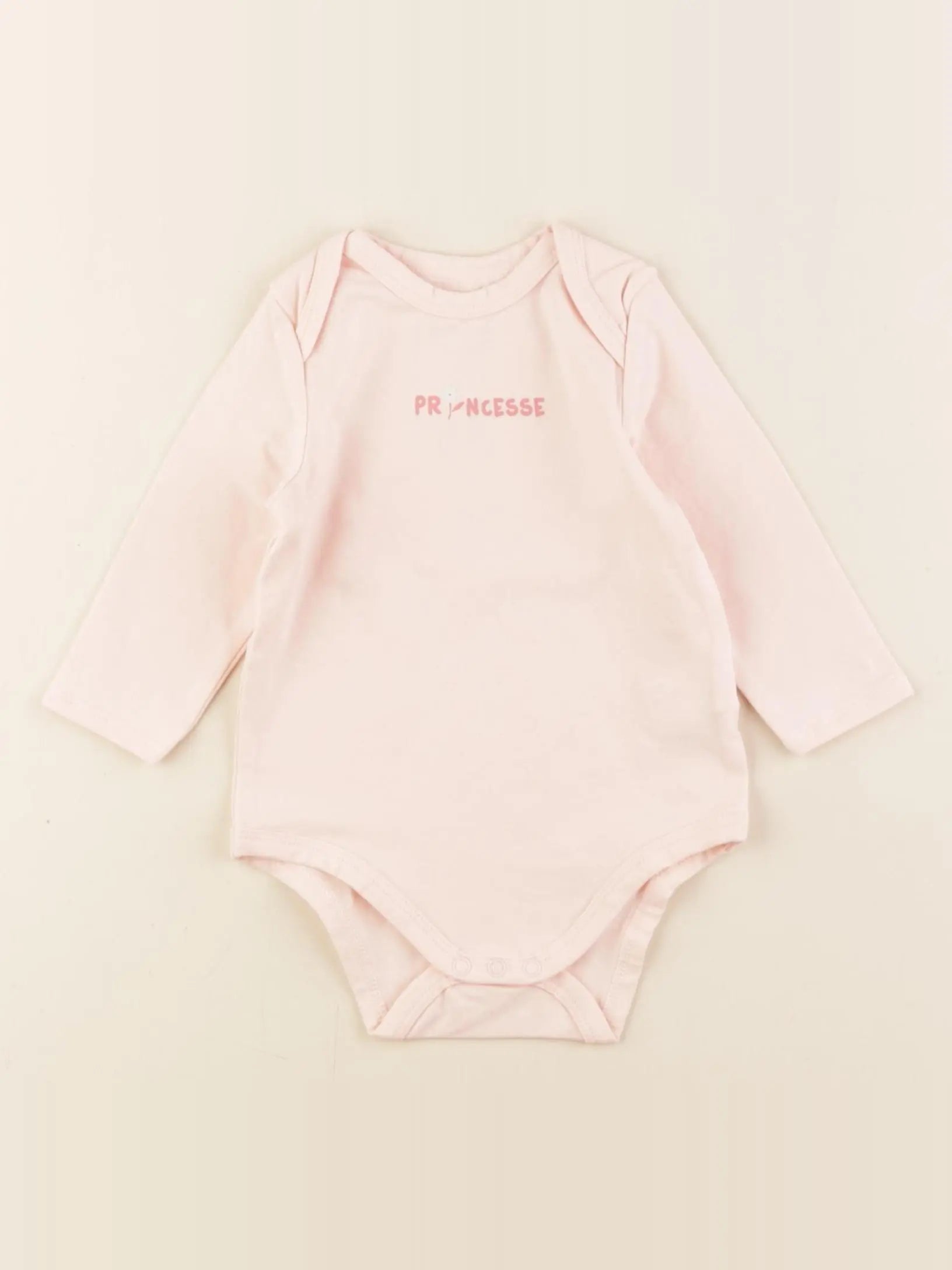 Tape à l'oeil - body rose - 6 mois