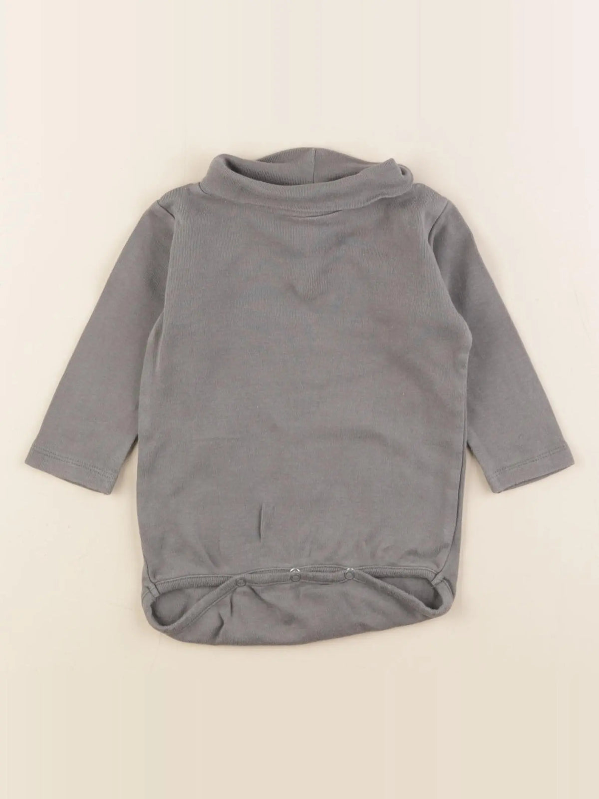 Bonpoint - body à col gris - 6 mois