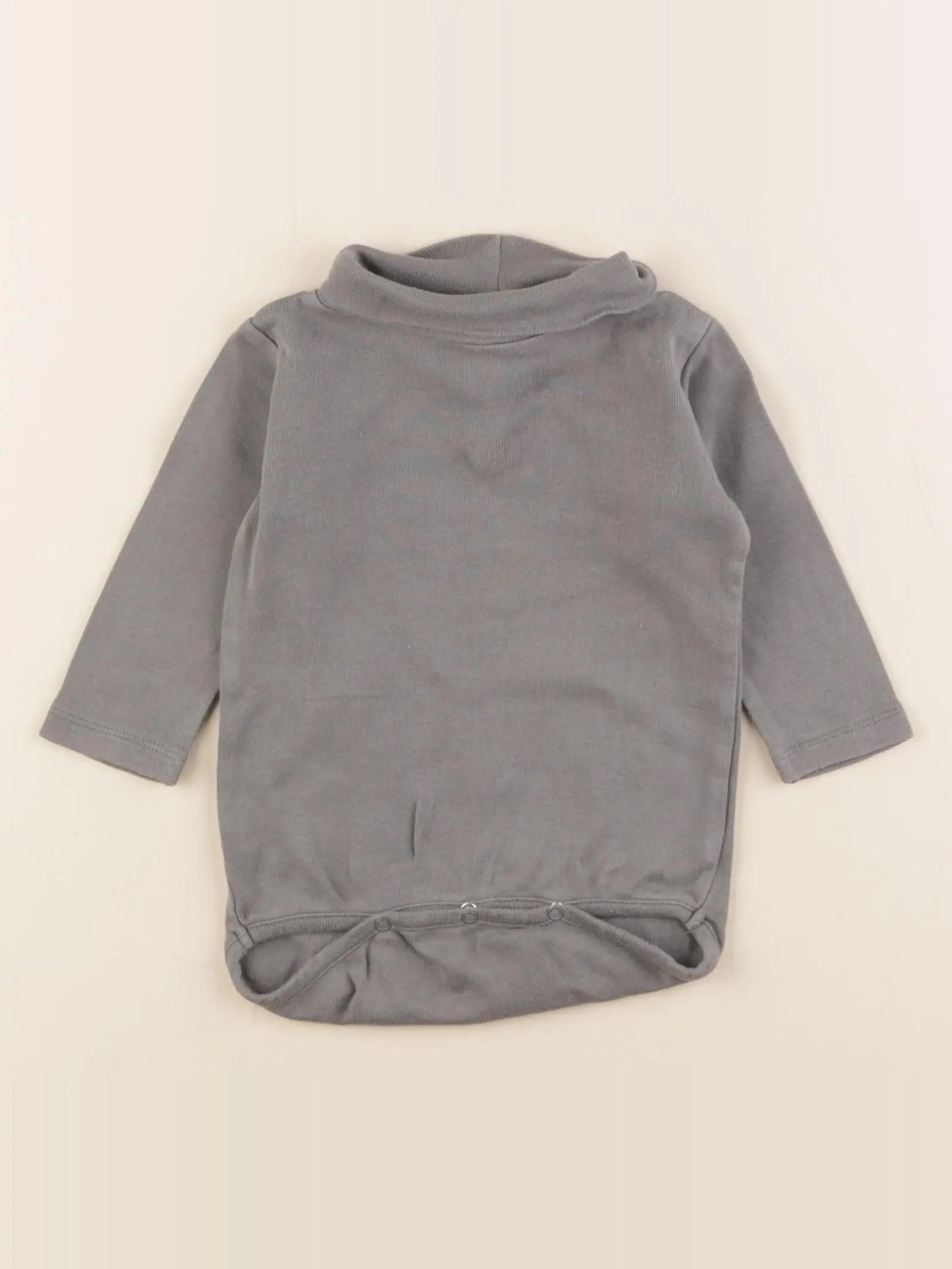 Bonpoint - body à col gris - 6 mois