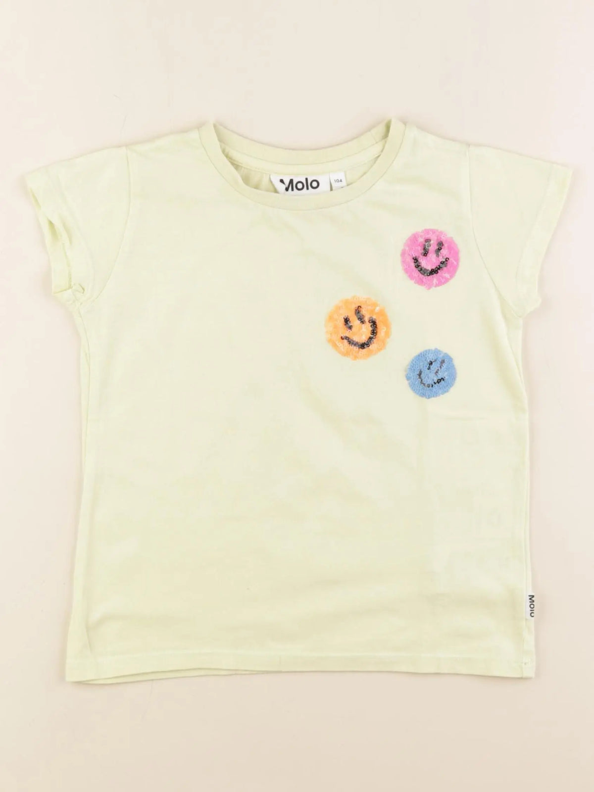 Molo - tee-shirt jaune - 4 ans