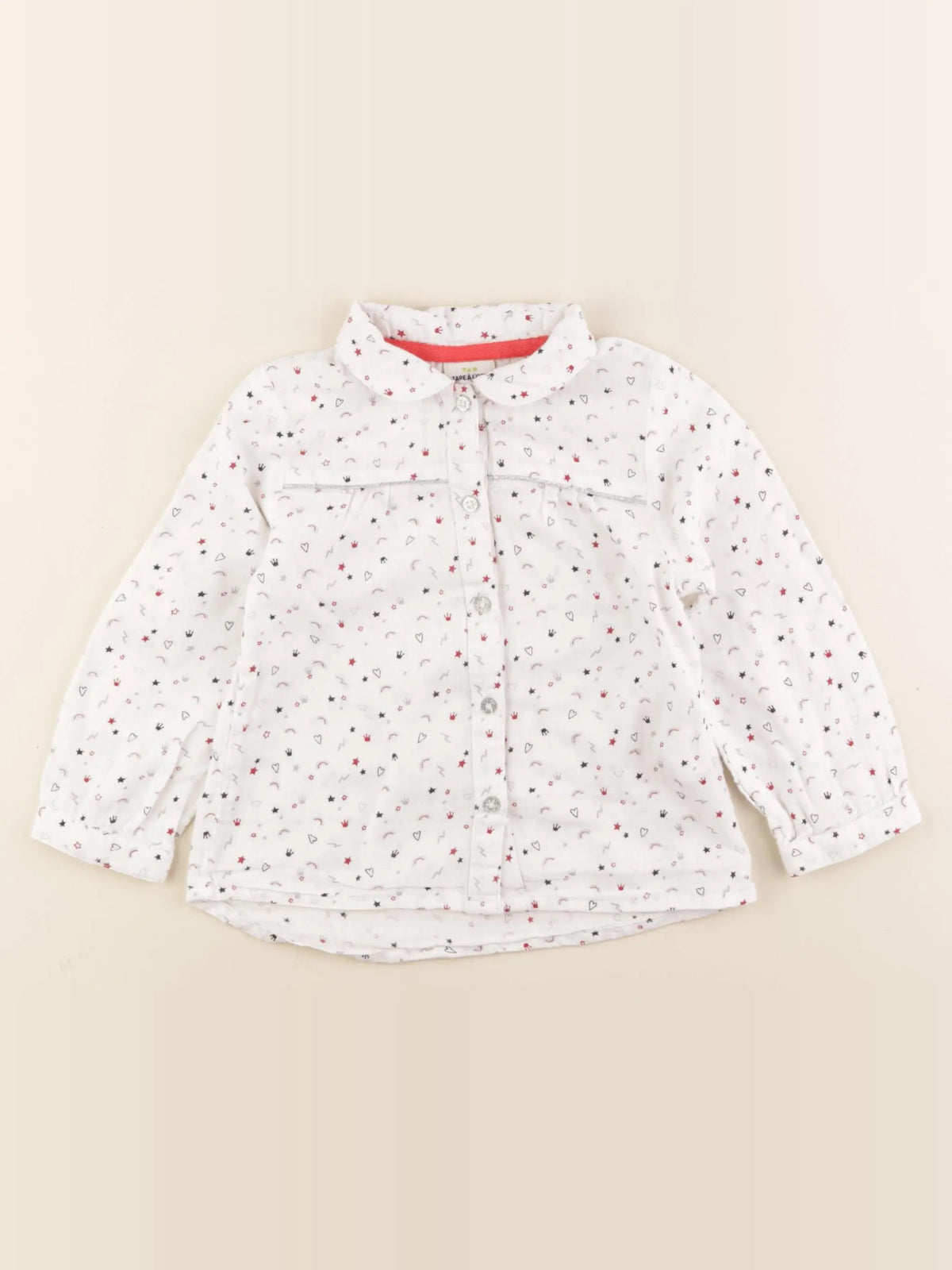 Tape à l'oeil - chemise blanc - 24 mois