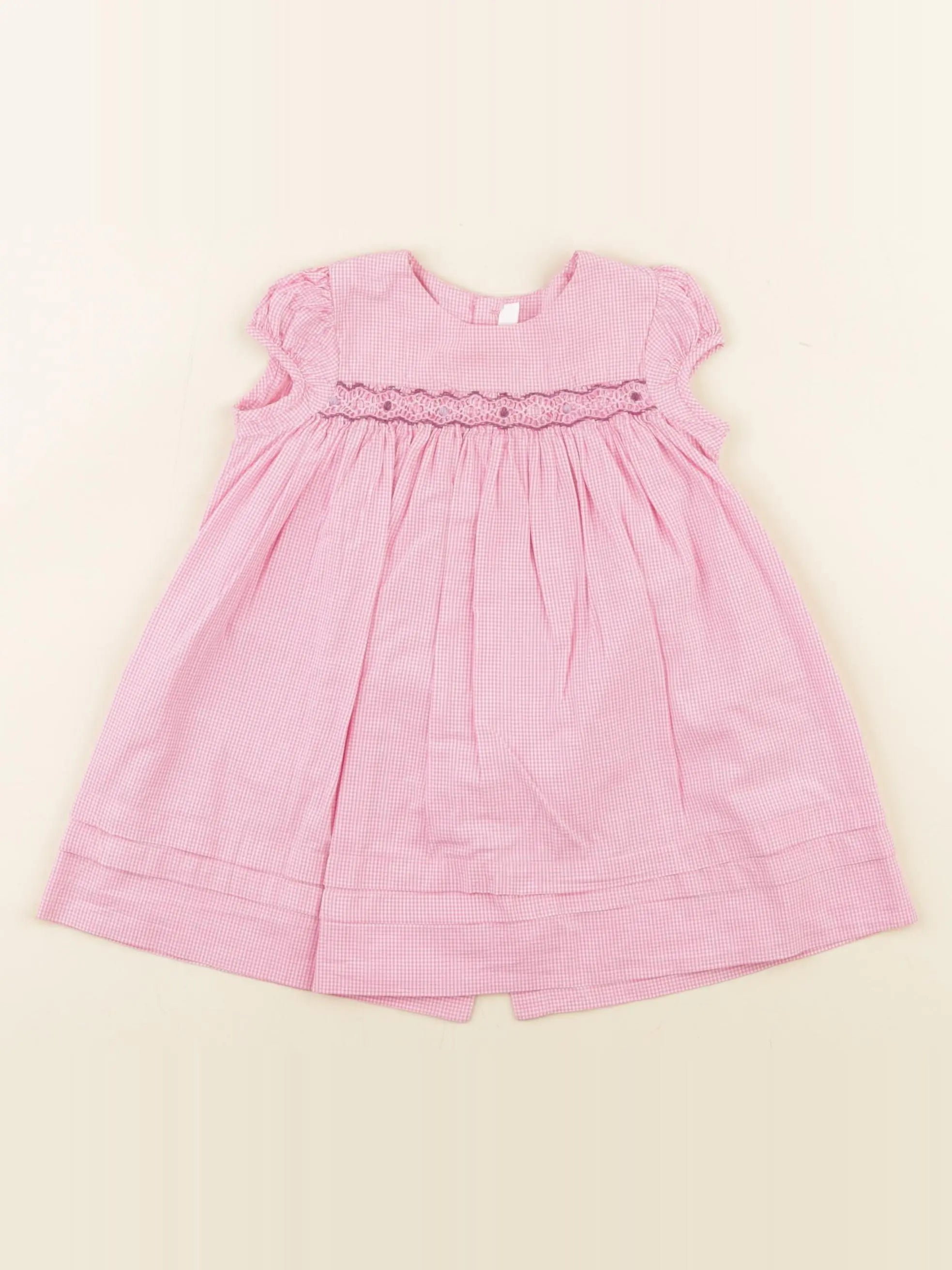 Jacadi - robe rose - 6 mois