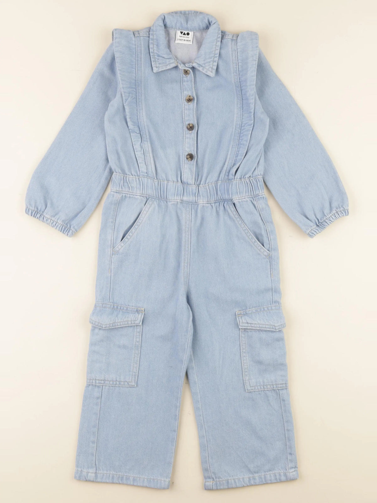 Tape à l'oeil - combinaison bleu - 2/3 ans