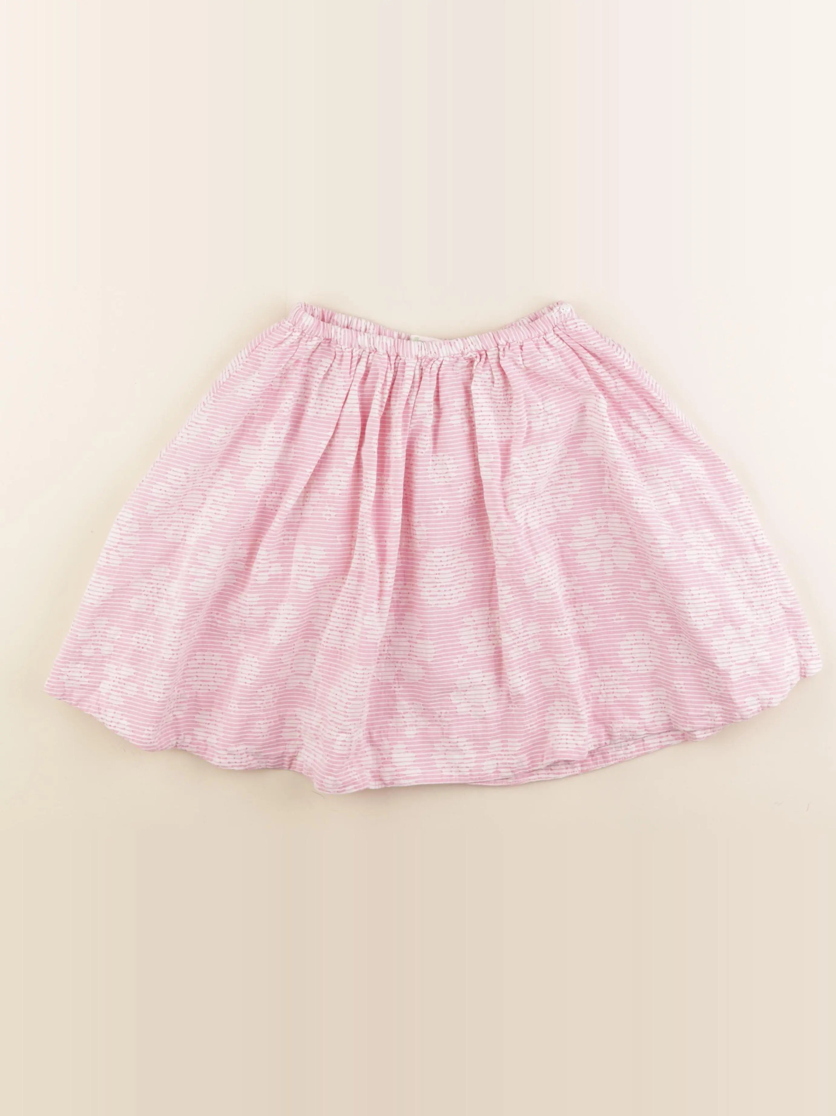 Bonpoint - jupe rose, blanc - 10 ans