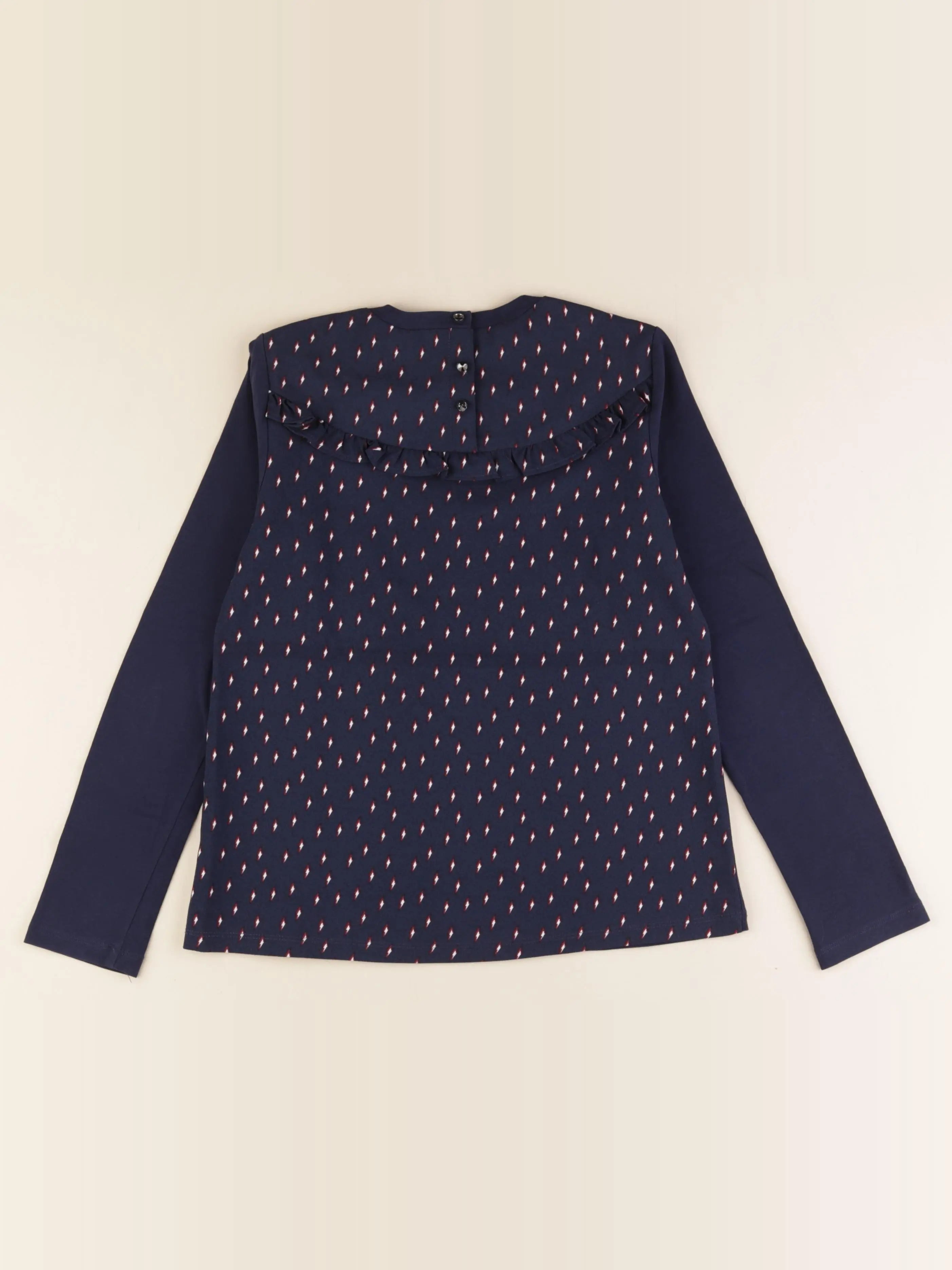 IKKS - tee-shirt bleu - 10 ans