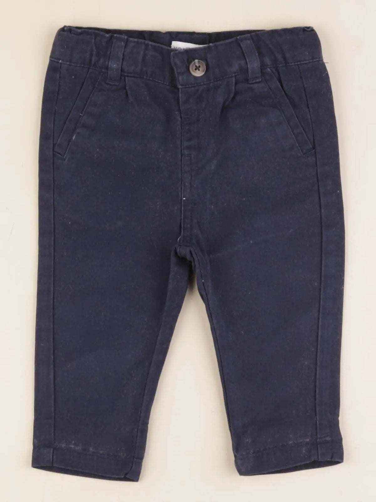 Vertbaudet - pantalon bleu - 6 mois