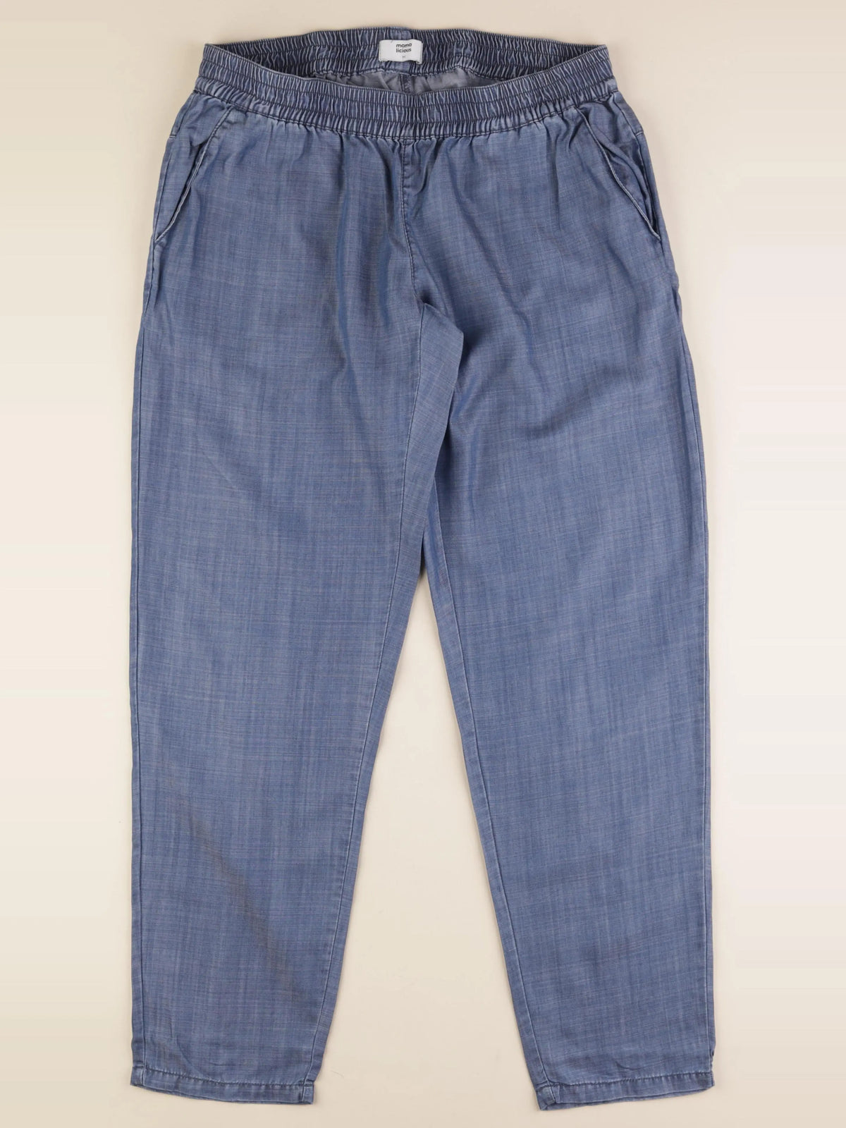 Mamalicious - pantalon grossesse bleu - m