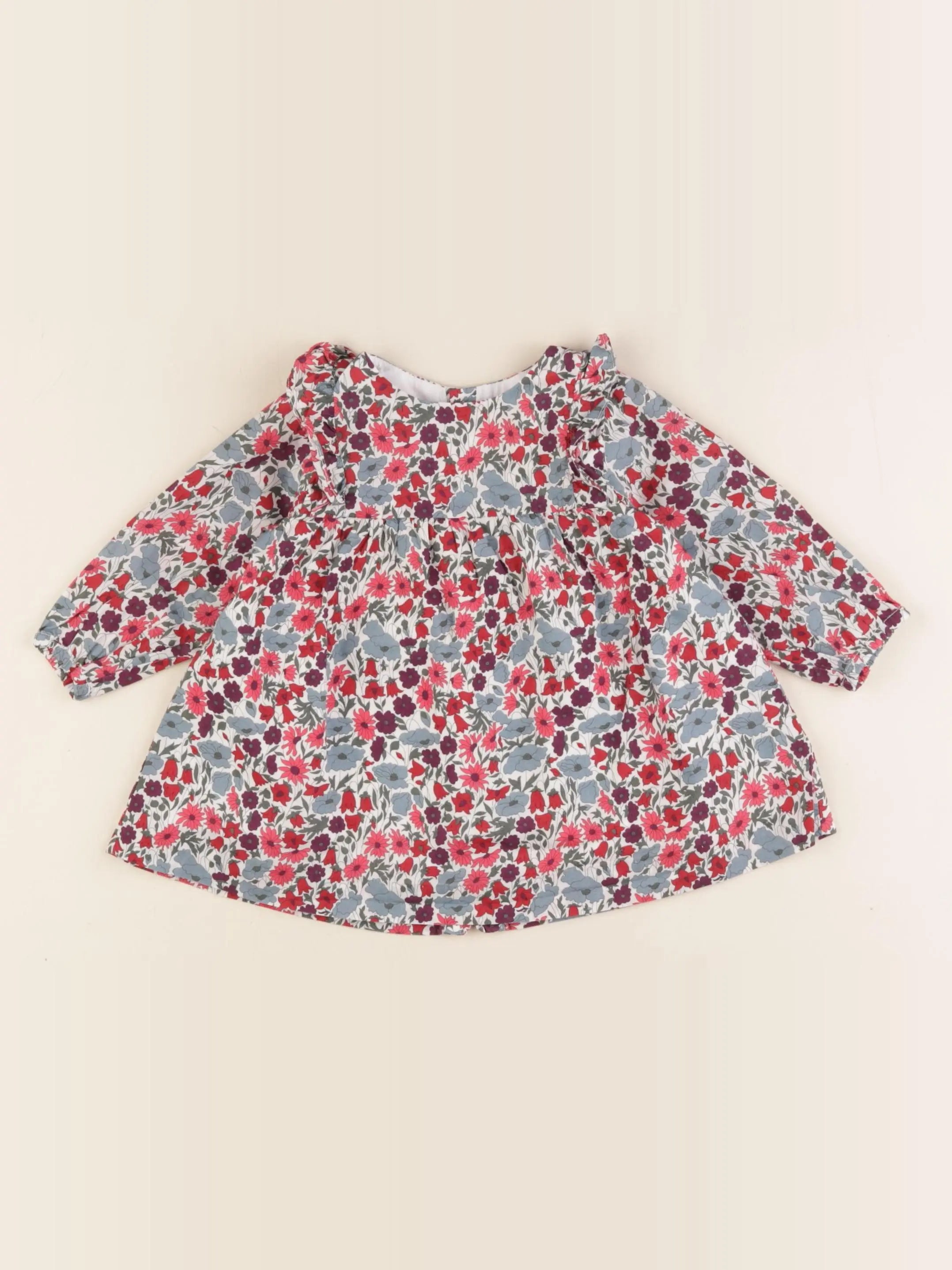 Jacadi - robe liberty multicolore - 6 mois