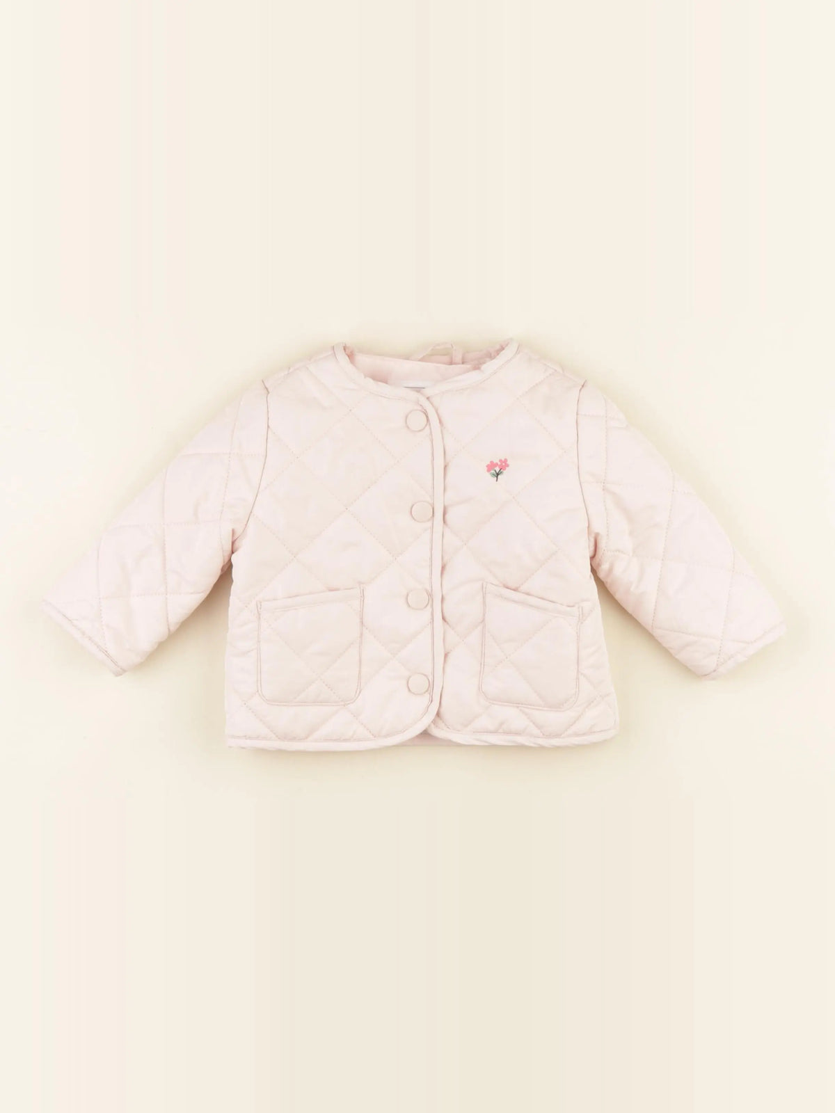 Cyrillus - doudoune rose - 6 mois