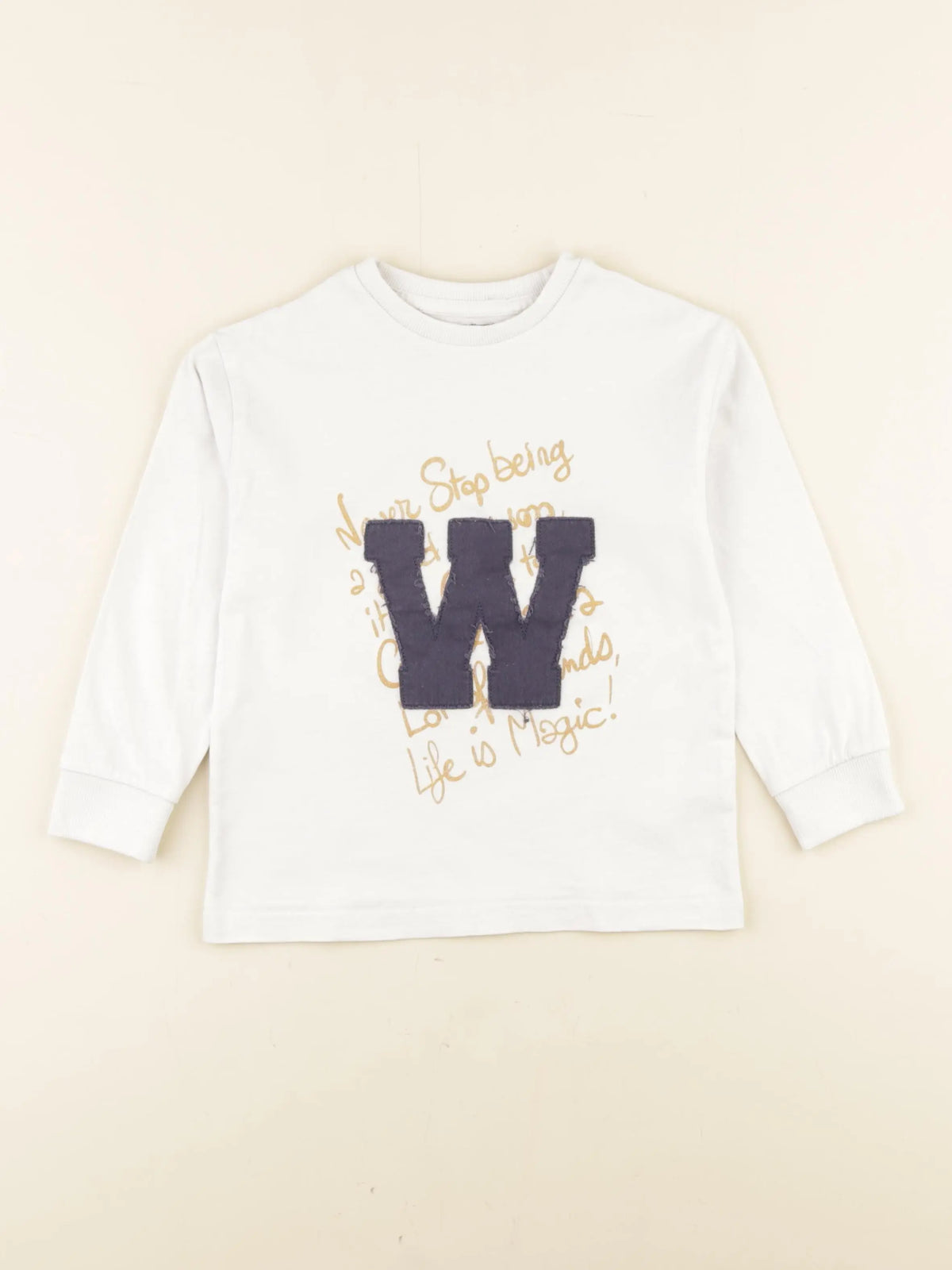 Vertbaudet - tee-shirt blanc - 5 ans