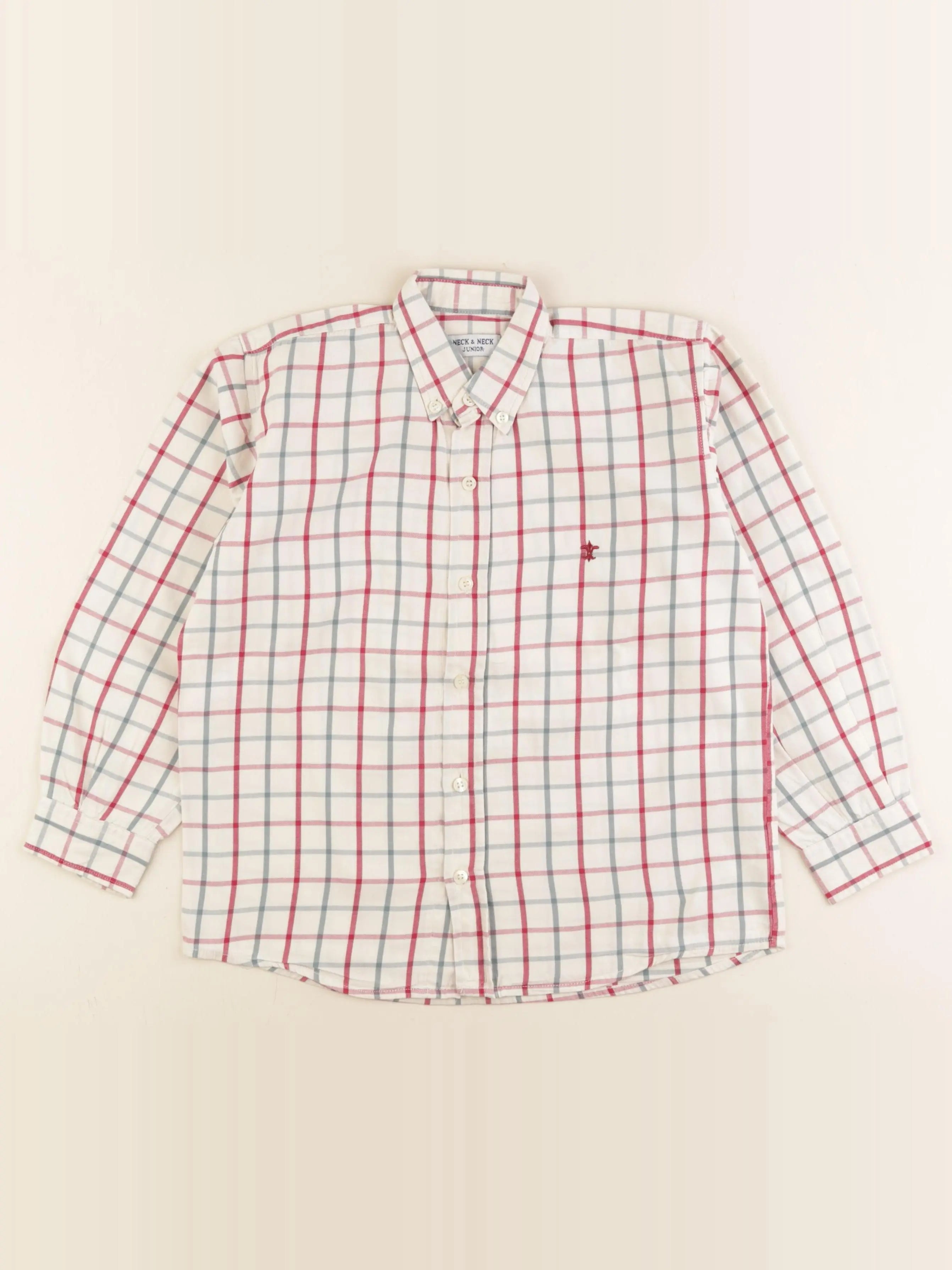 Neck & Neck - chemise beige - 8 ans