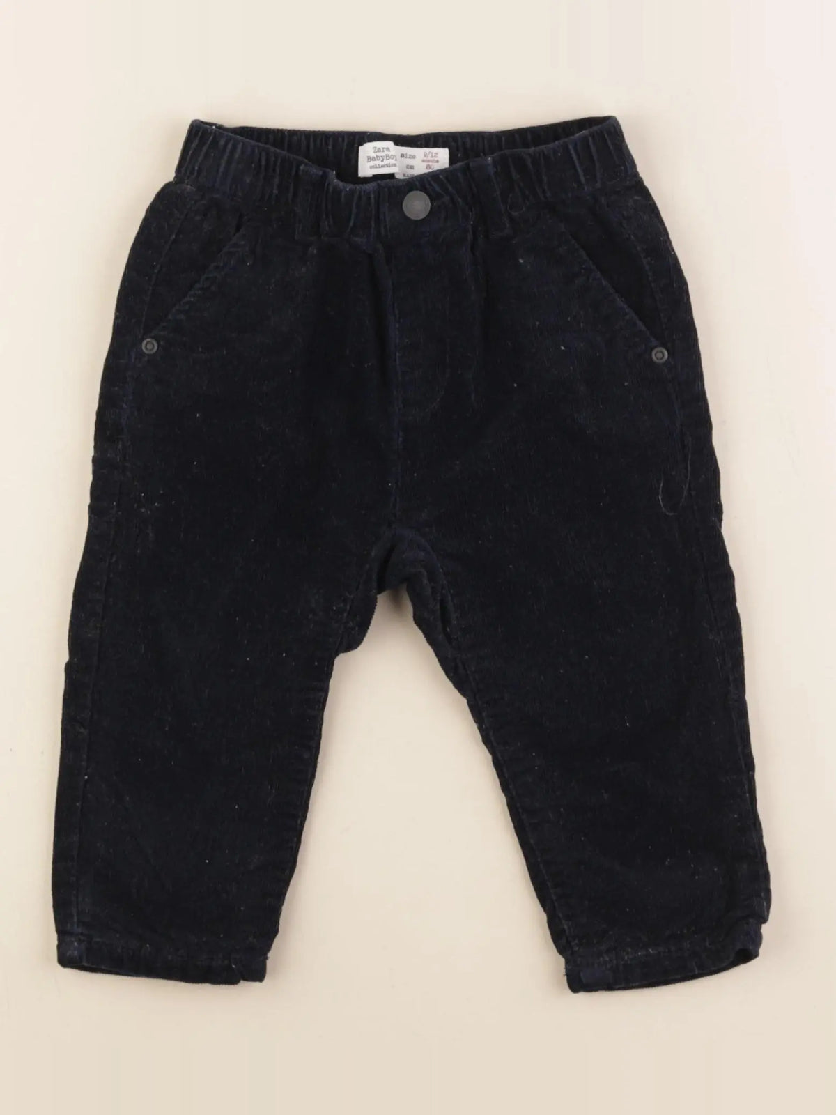 Zara - pantalon bleu - 9/12 mois