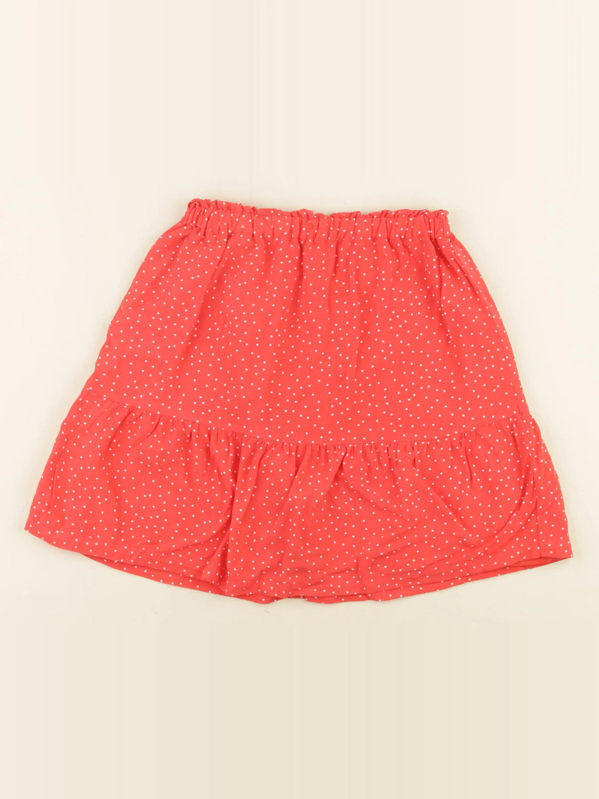 Little Cigogne - jupe rouge - 10 ans
