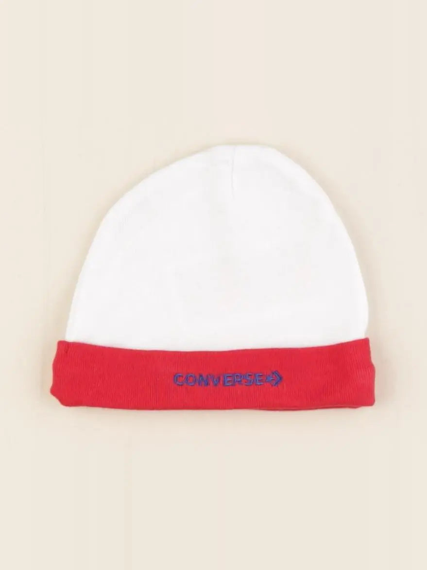 Converse - bonnet blanc - 6/12 mois
