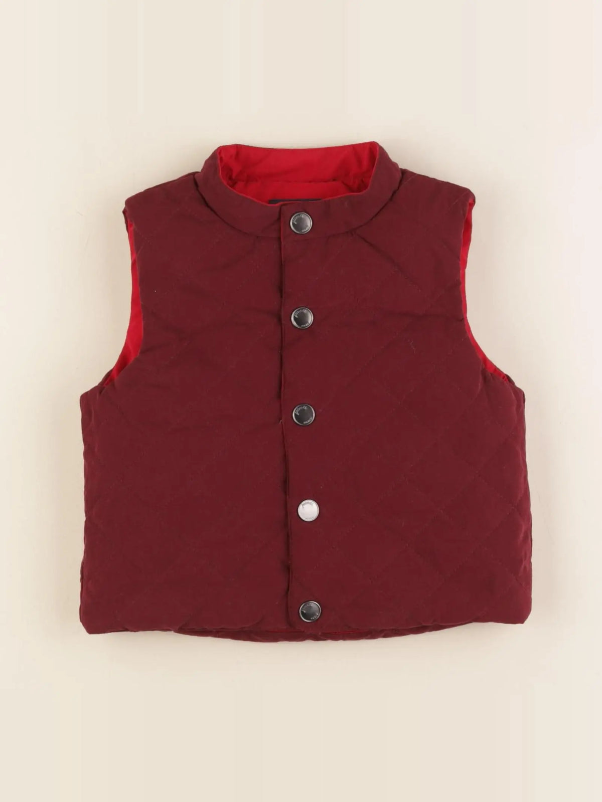 Jacadi - doudoune réversible rouge - 18 mois