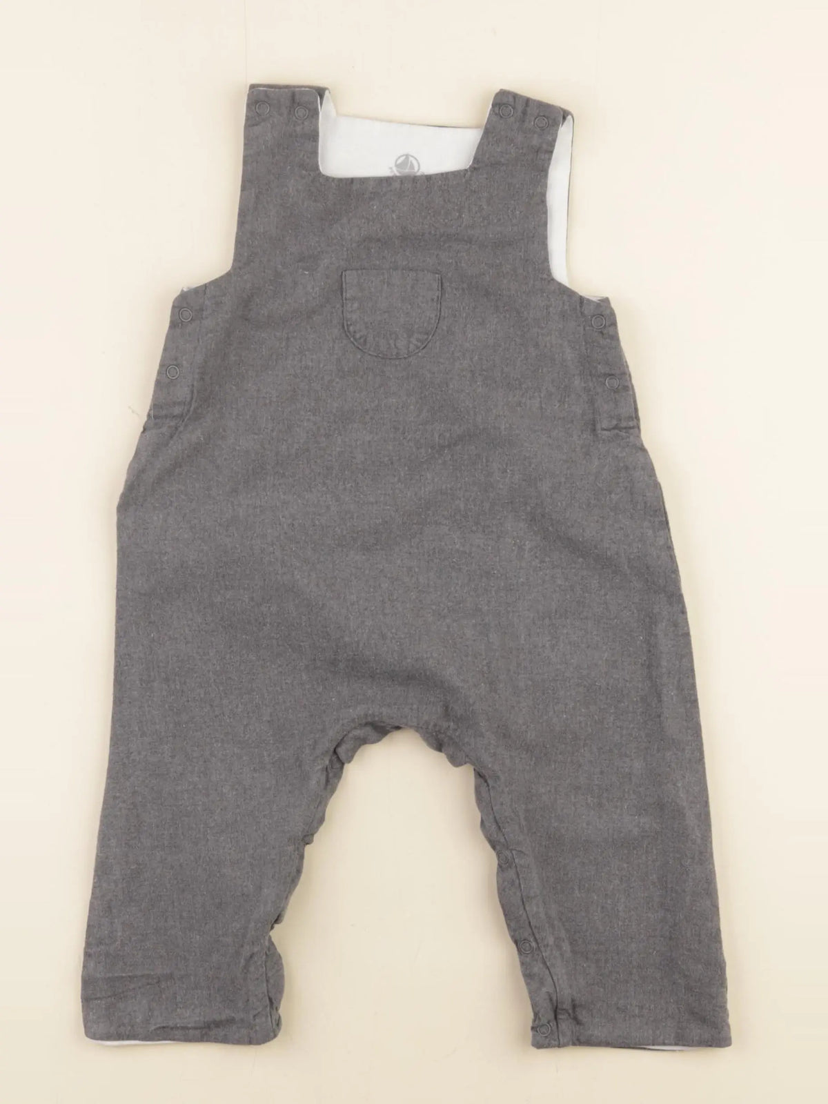 Petit Bateau - combinaison gris - 6 mois