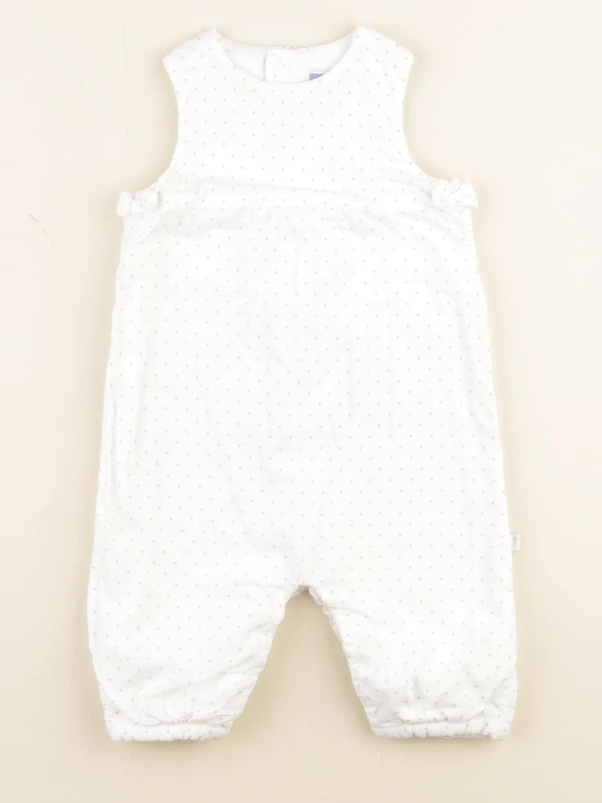 Jacadi - combinaison blanc, gris - 6 mois