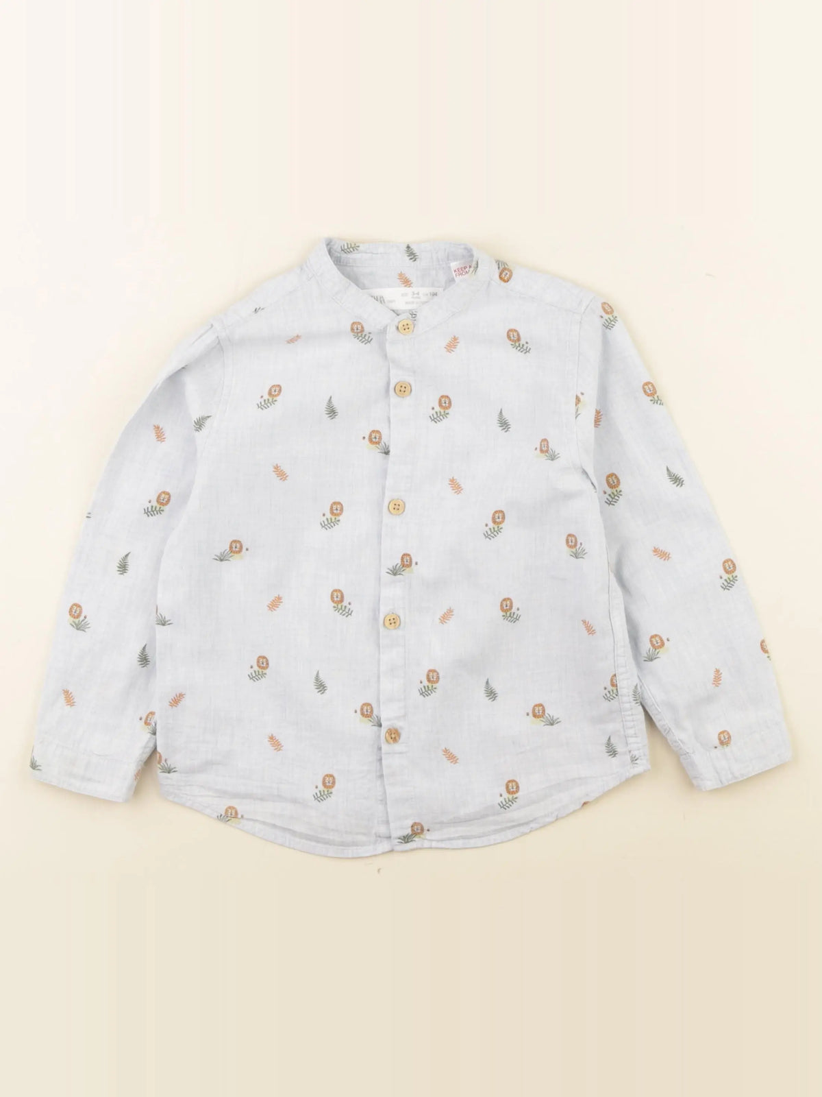 Zara - chemise bleu - 3/4 ans