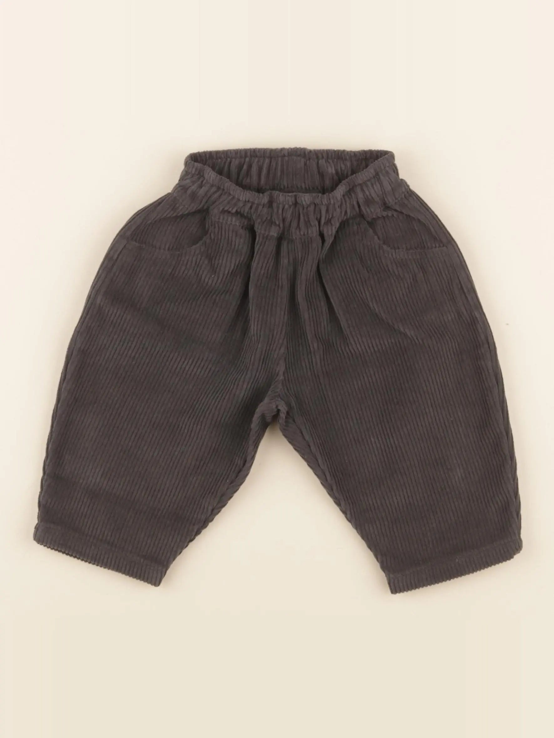 Pantalon velour Corderoy gris