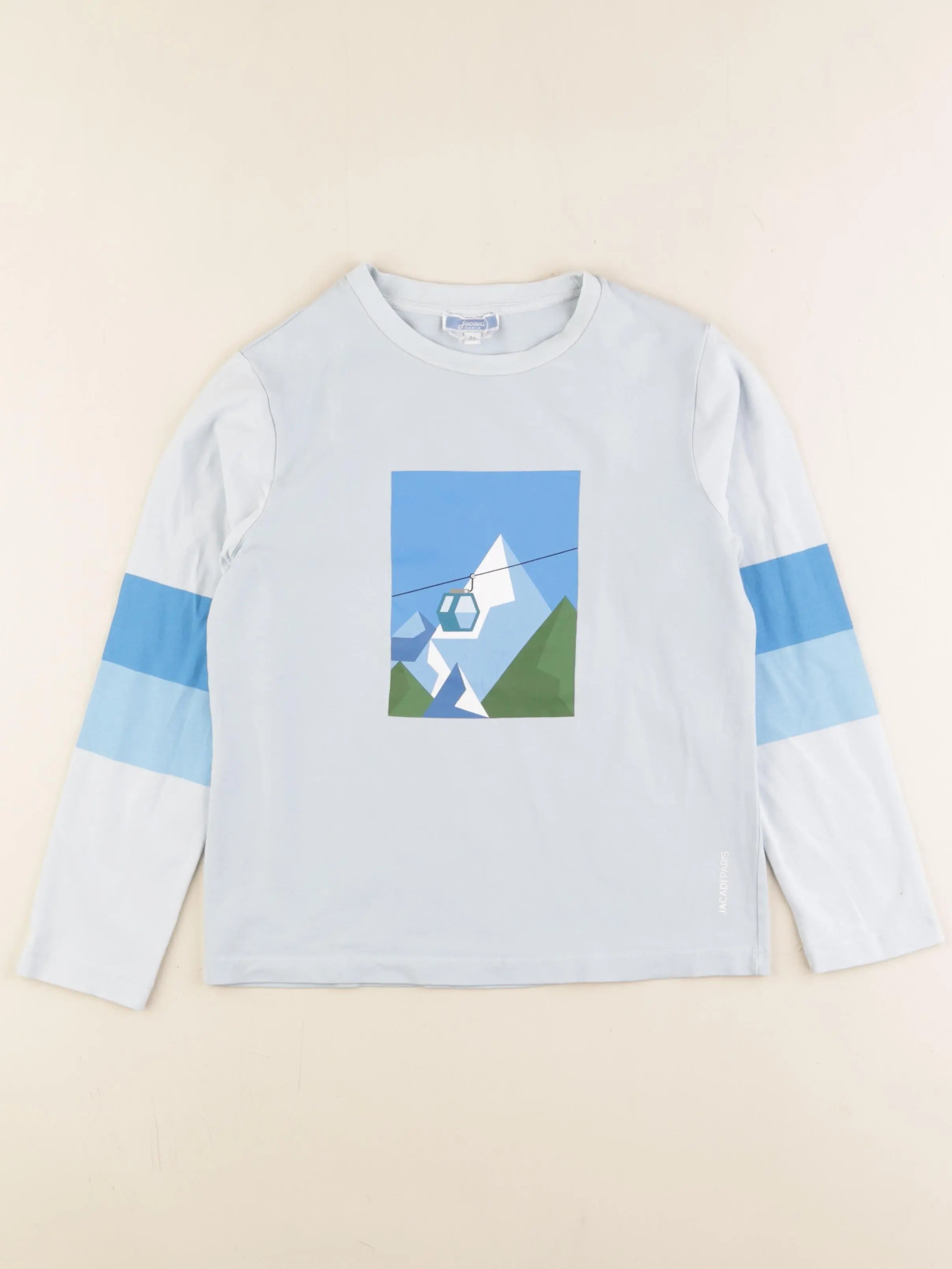 Jacadi - tee-shirt bleu - 8 ans