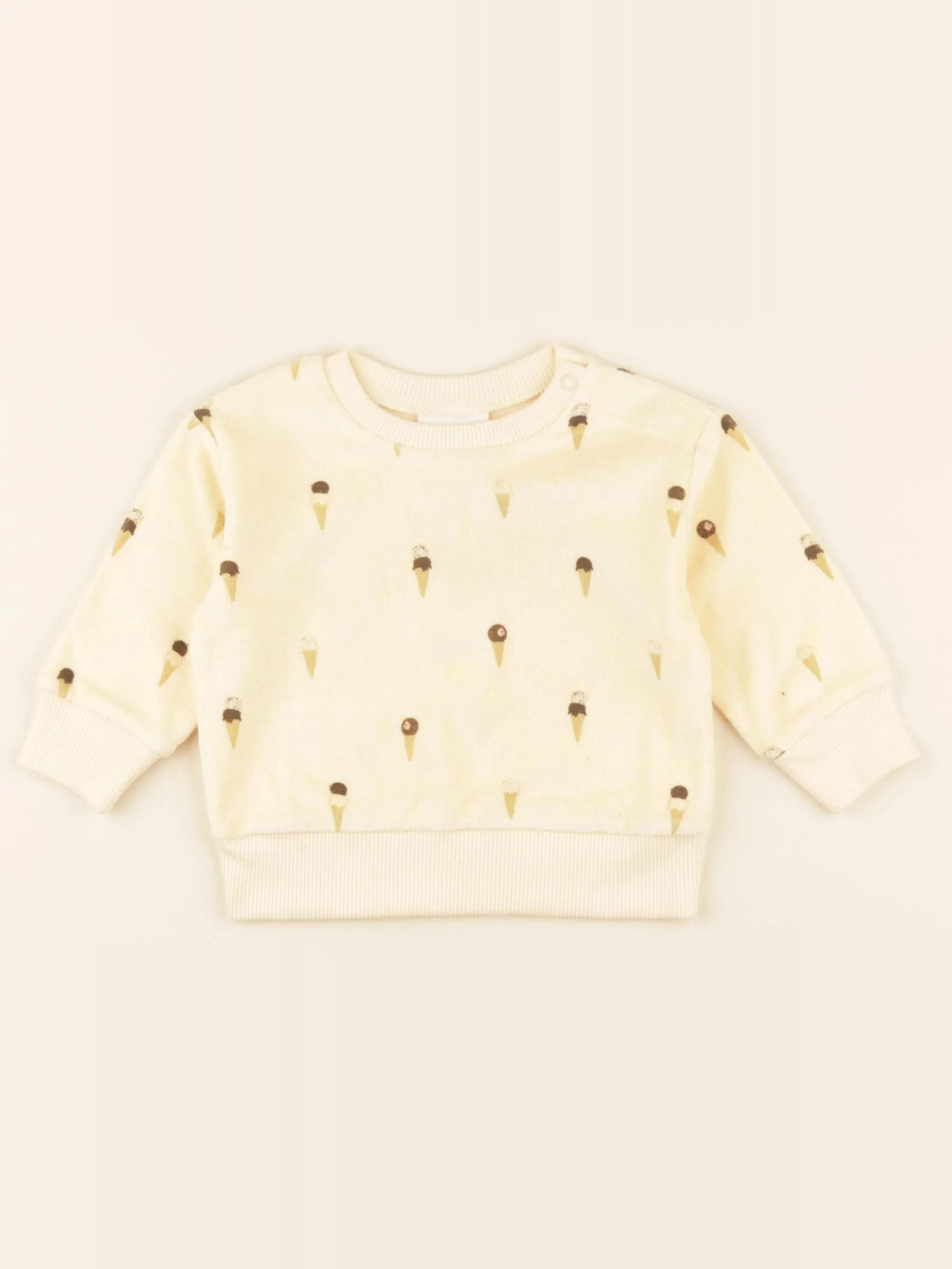 Sweat Bart Terry Glaces jaune