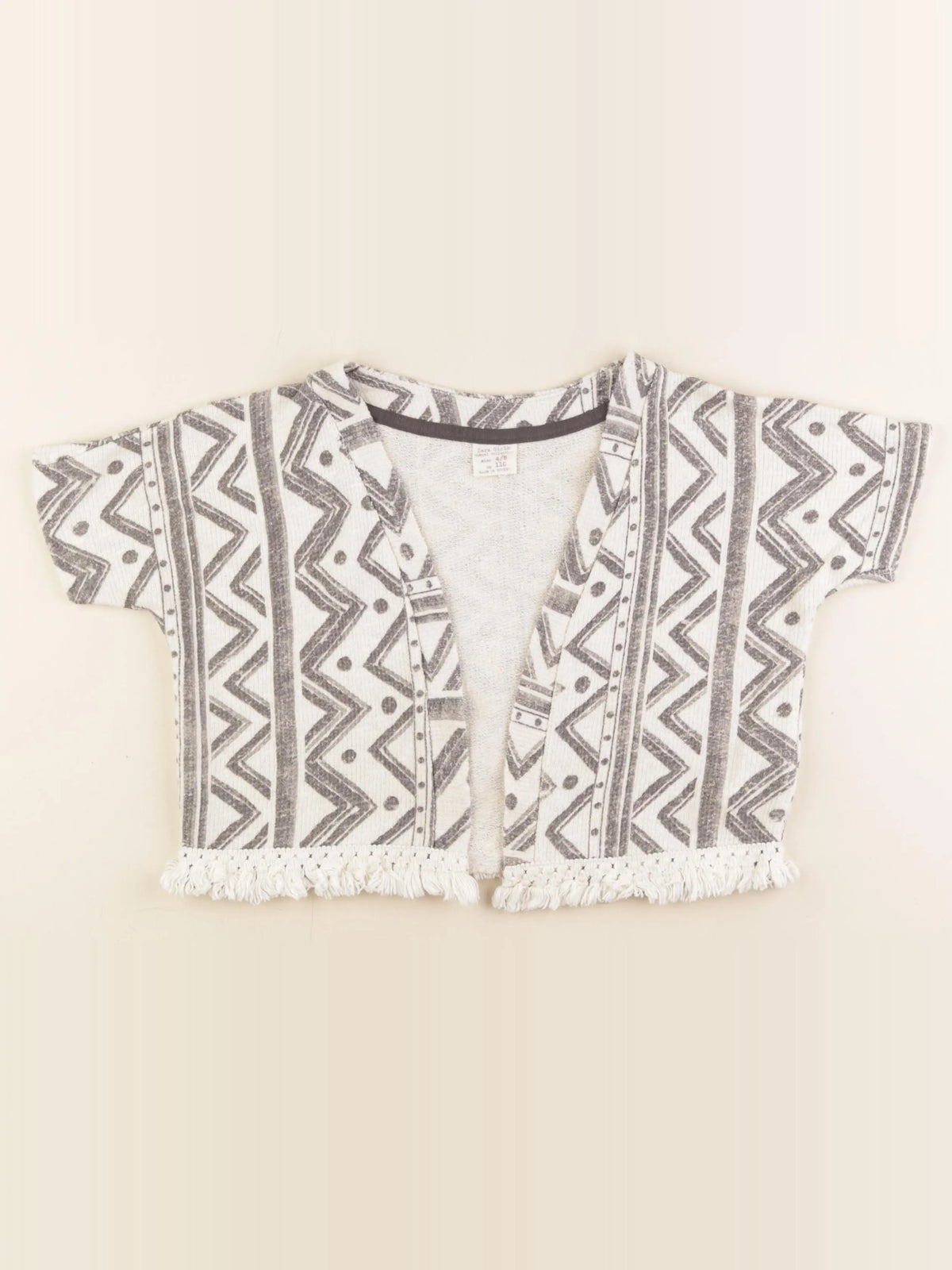 Zara - gilet blanc - 4/5 ans