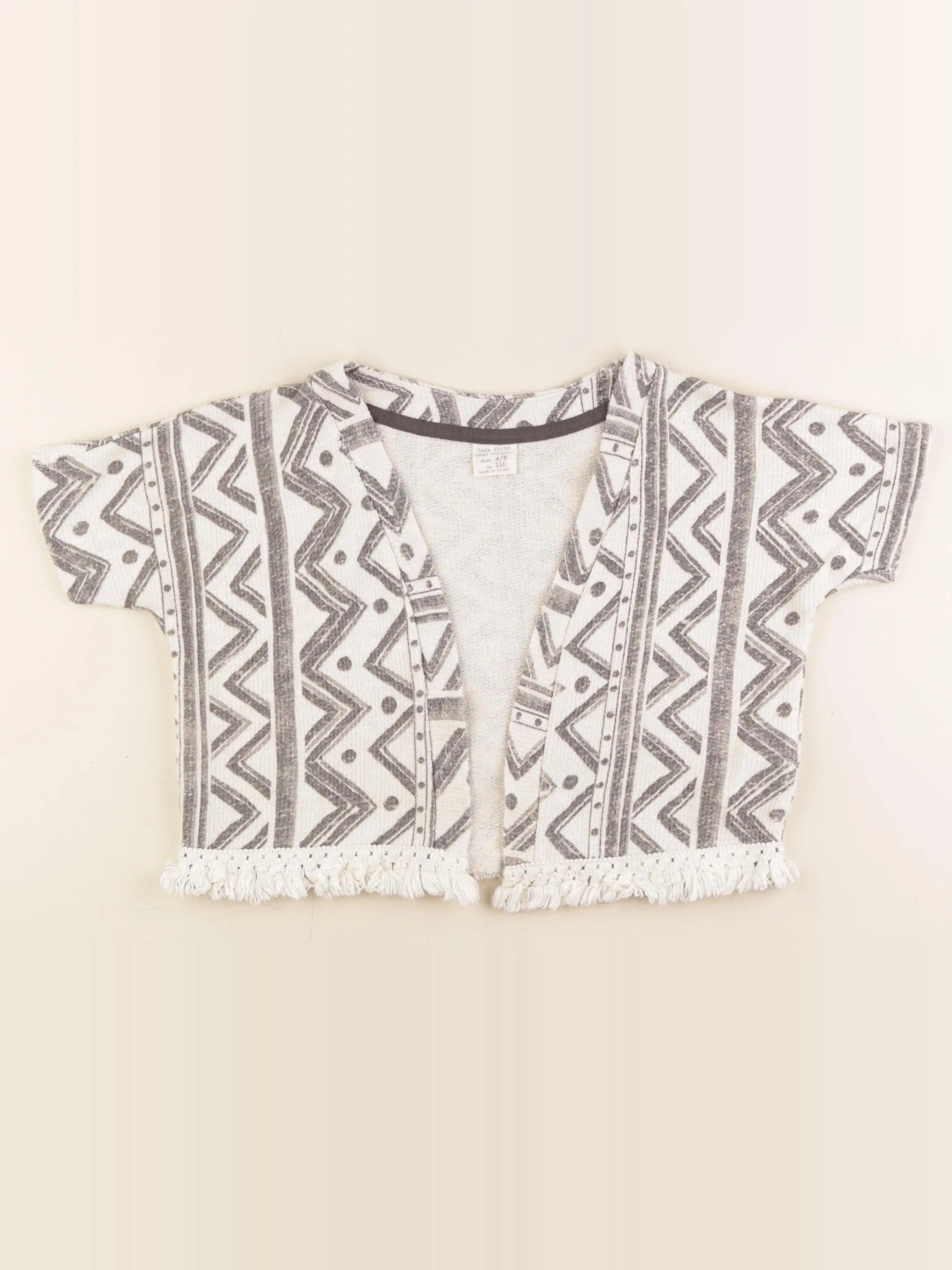 Zara - gilet blanc - 4/5 ans