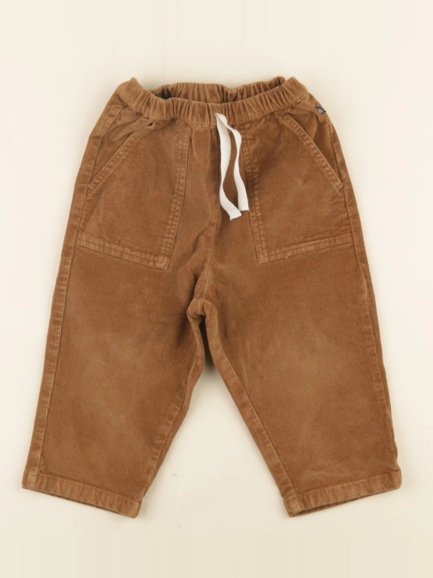 Petit Bateau - pantalon marron - 24 mois