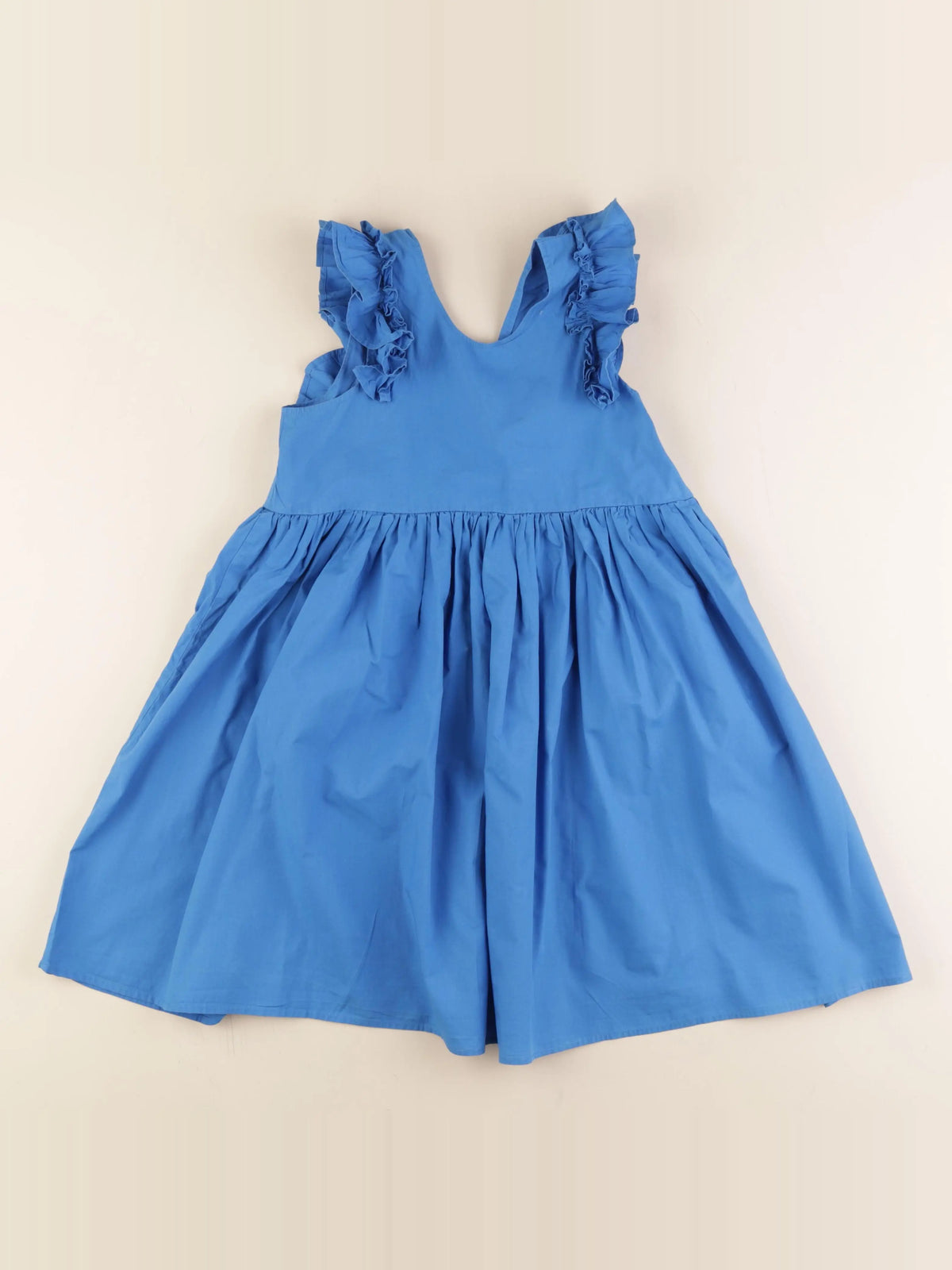 Molo - robe bleu - 7/8 ans
