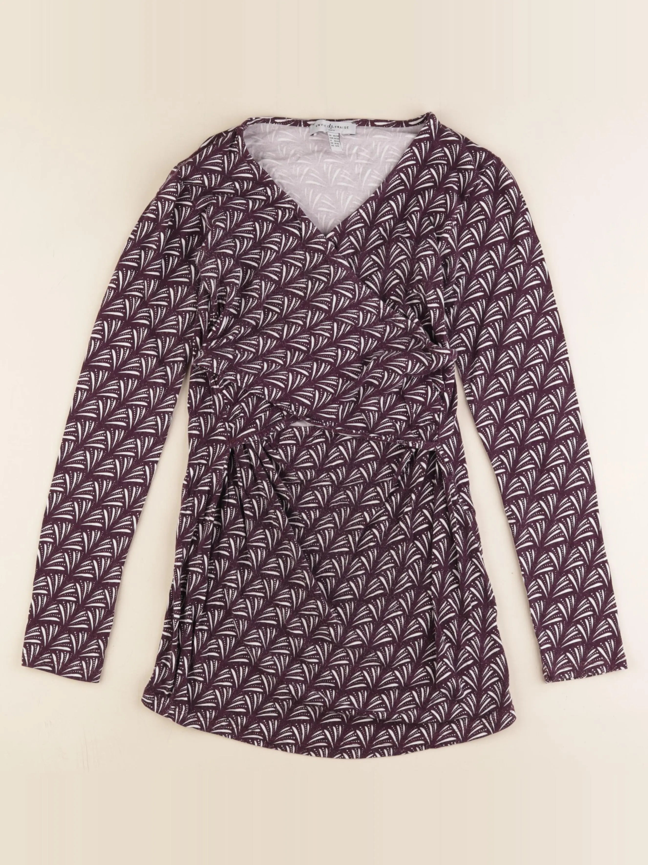 Envie de fraise - tee-shirt allaitement violet - 36 à 38
