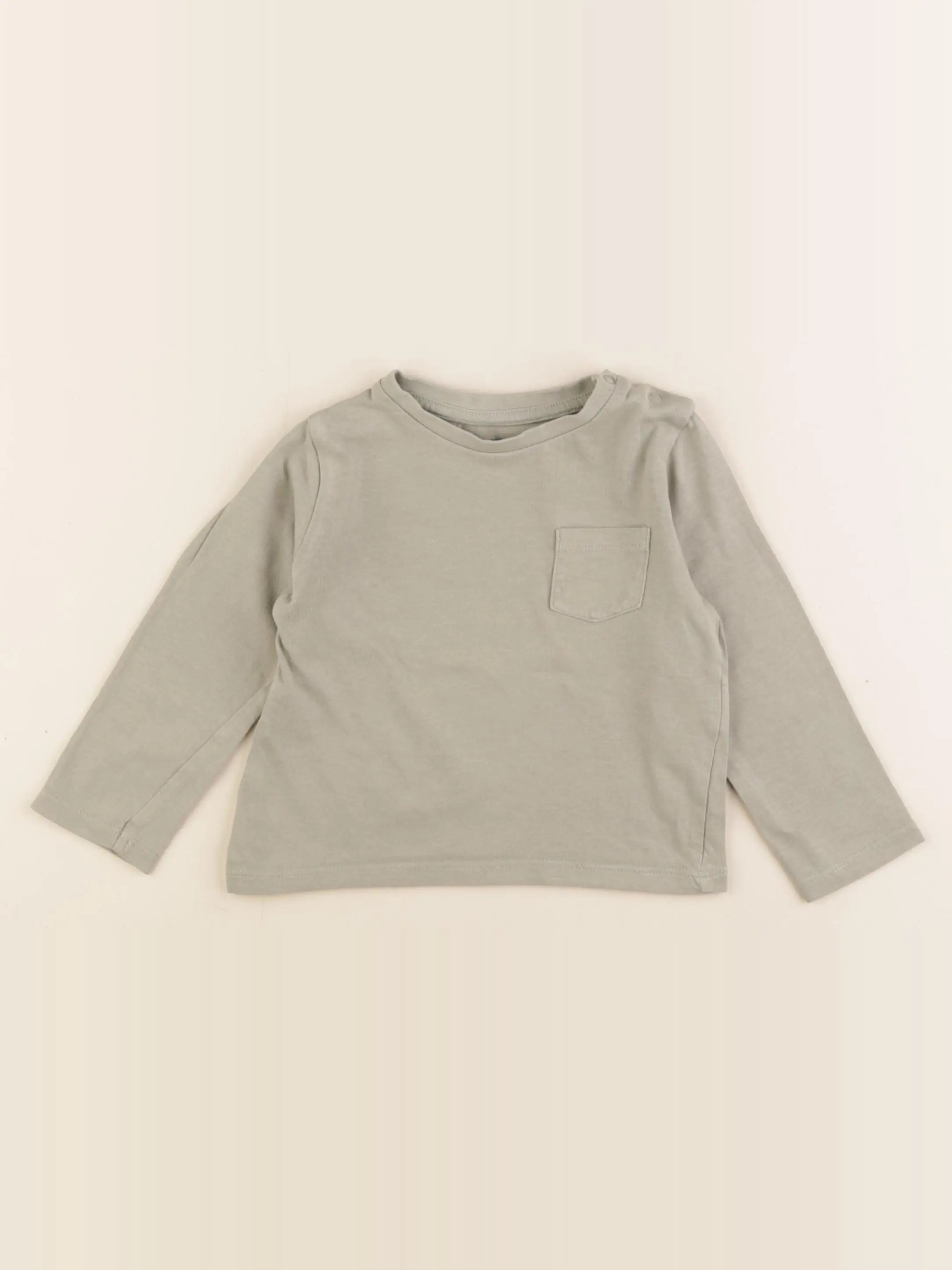 Vertbaudet - tee-shirt vert - 24 mois